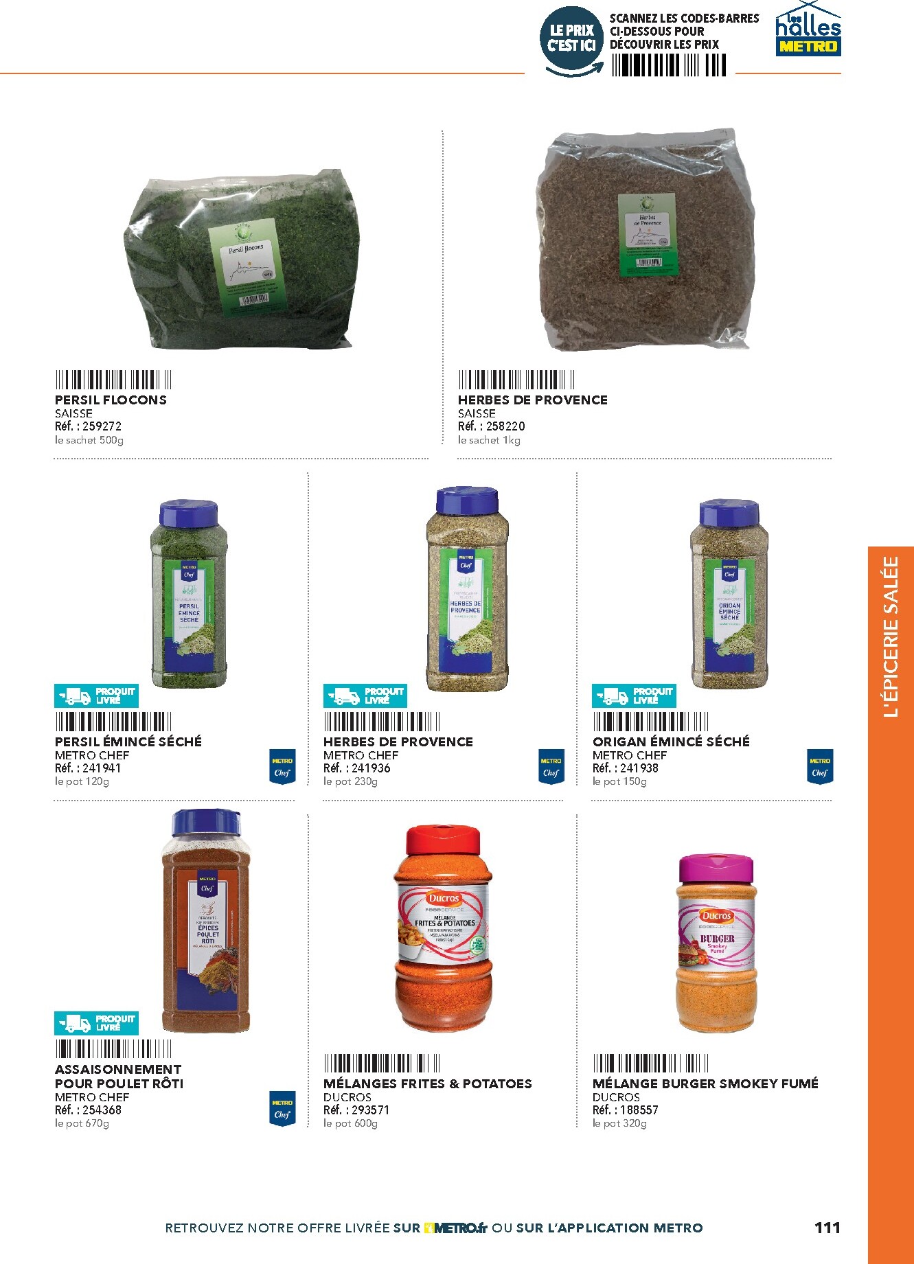 metro - Current Metro - #Restauration rapide leaflet valid from de jeudi 16/04/2026 to de jeudi 31/12/2026 - page: 111