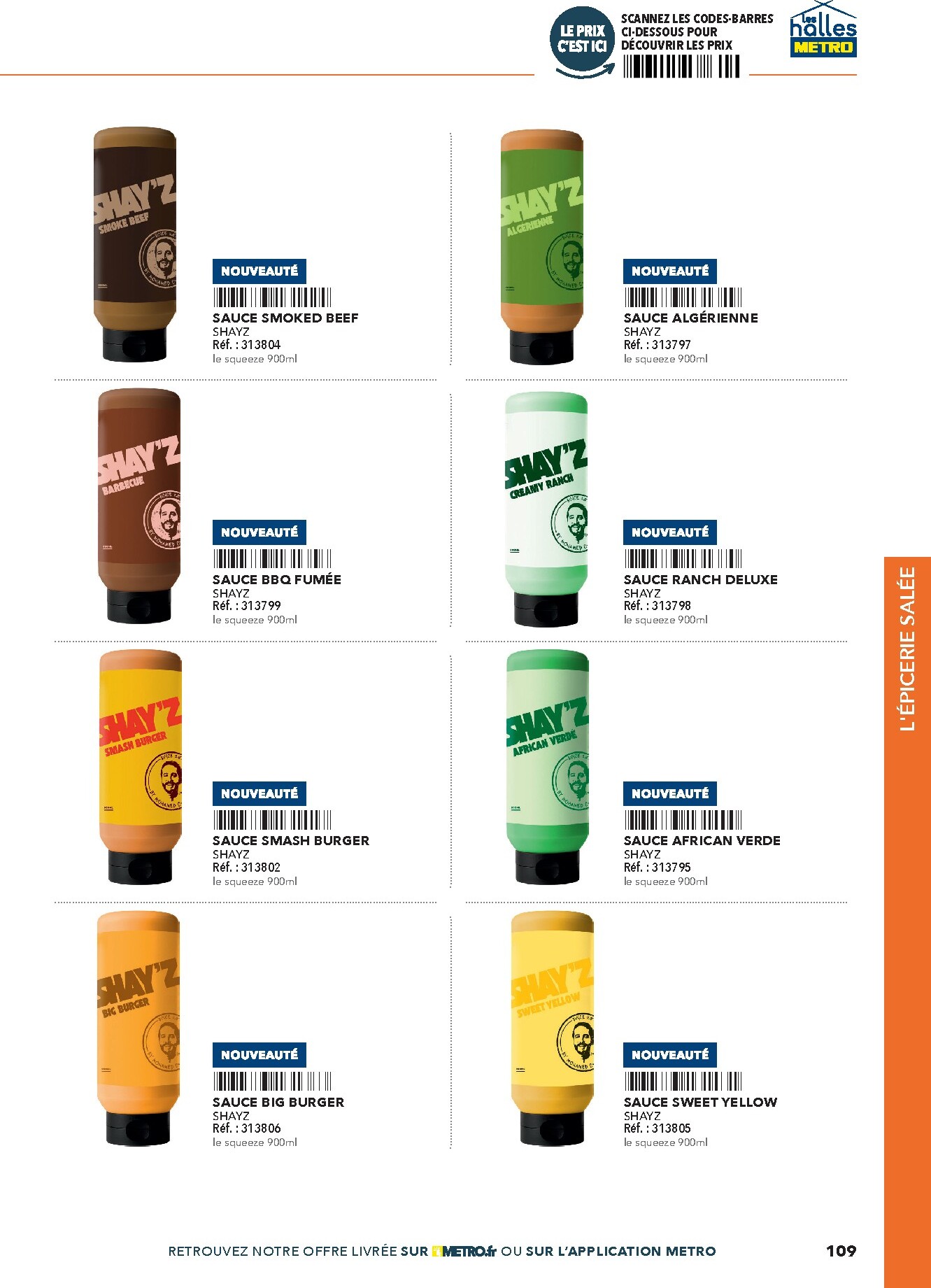 metro - Current Metro - #Restauration rapide leaflet valid from de jeudi 16/04/2026 to de jeudi 31/12/2026 - page: 109