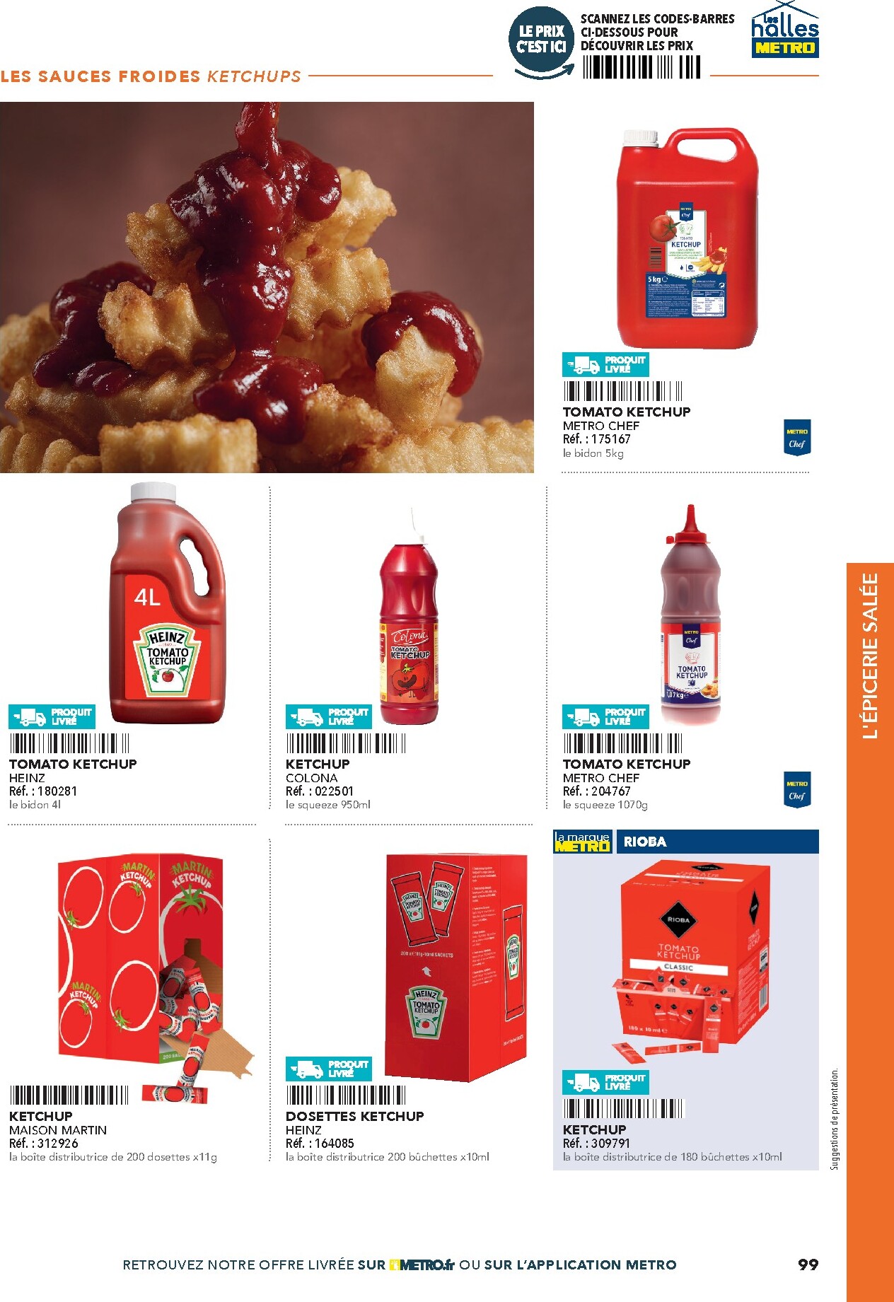 metro - Current Metro - #Restauration rapide leaflet valid from de jeudi 16/04/2026 to de jeudi 31/12/2026 - page: 99