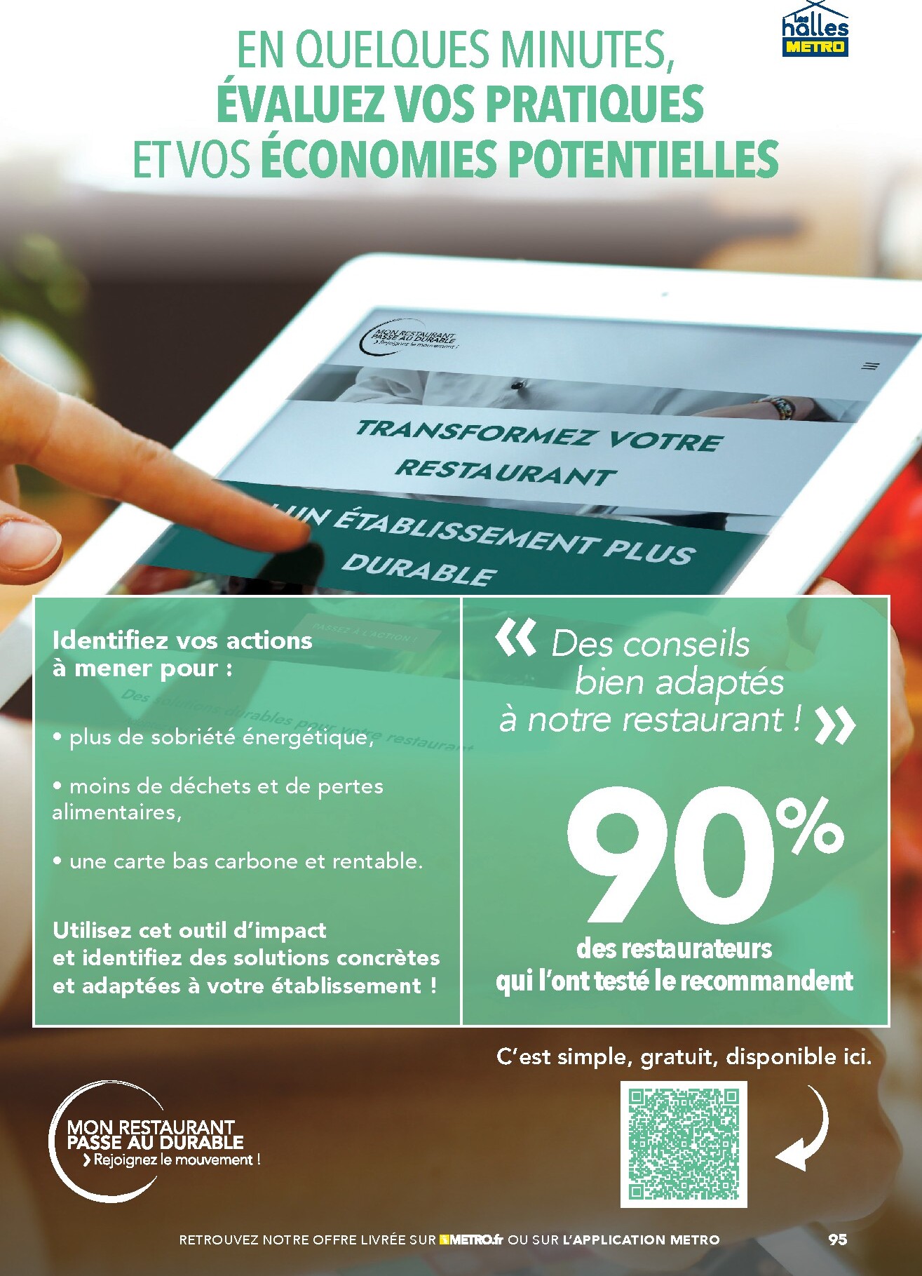 metro - Current Metro - #Restauration rapide leaflet valid from de jeudi 16/04/2026 to de jeudi 31/12/2026 - page: 95
