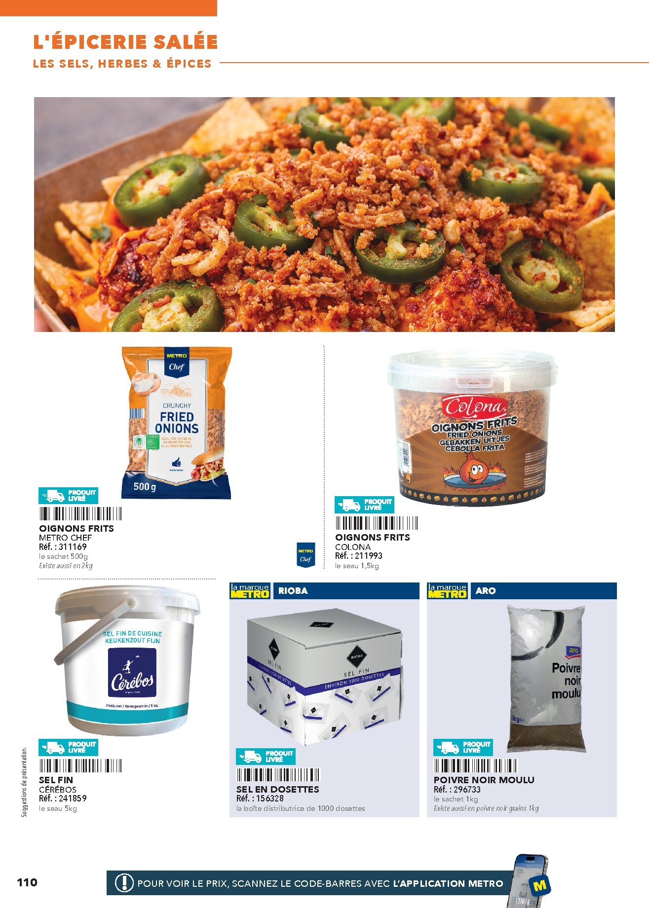 metro - Current Metro - #Restauration rapide leaflet valid from de jeudi 16/04/2026 to de jeudi 31/12/2026 - page: 110