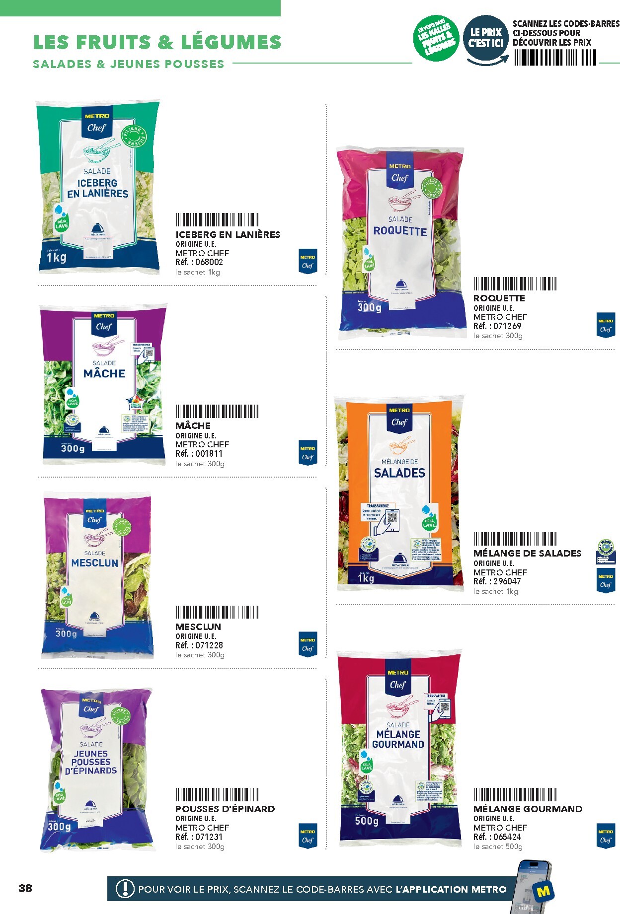 metro - Current Metro - #Restauration rapide leaflet valid from de jeudi 16/04/2026 to de jeudi 31/12/2026 - page: 38