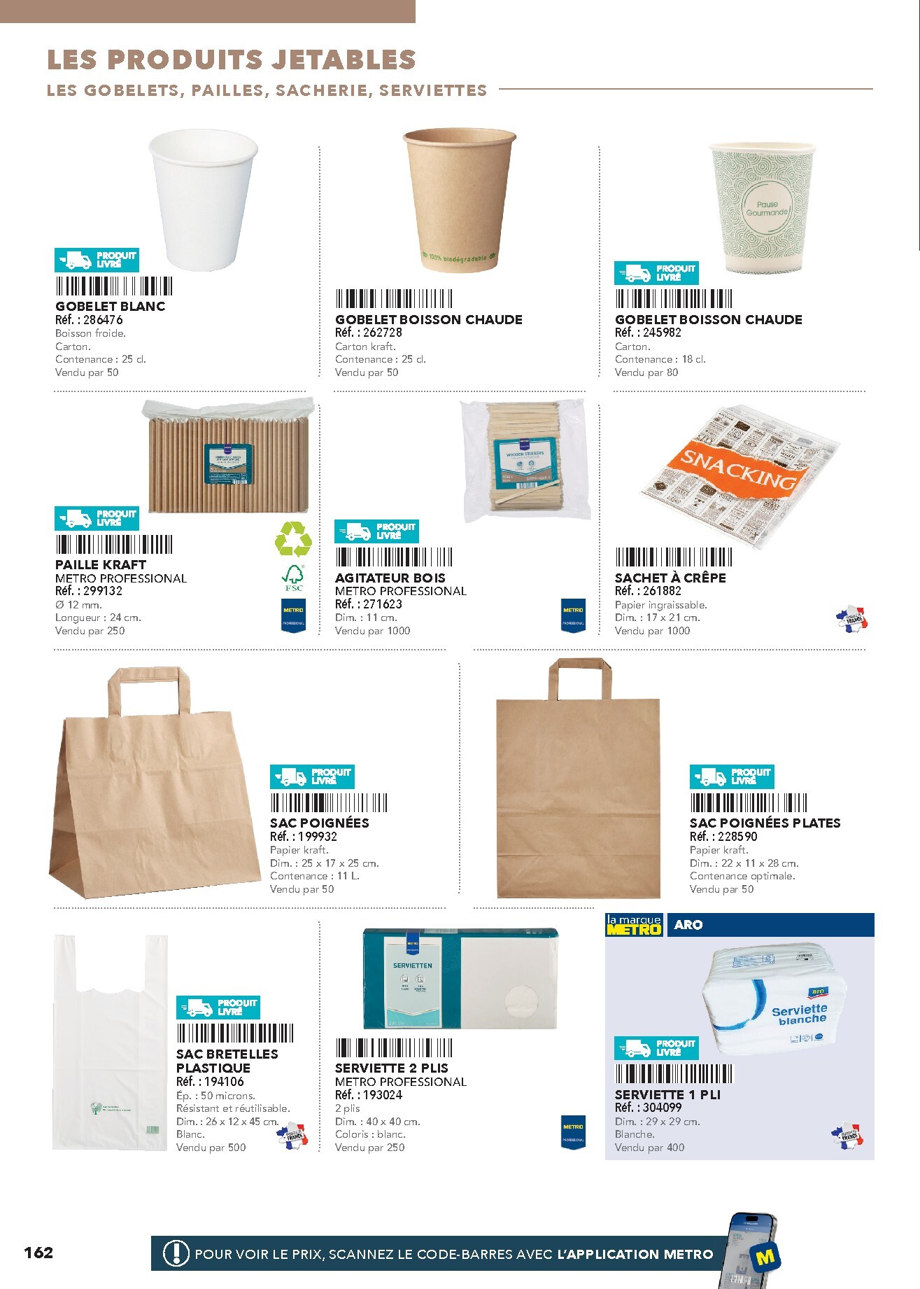 metro - Current Metro - #Restauration rapide leaflet valid from de jeudi 16/04/2026 to de jeudi 31/12/2026 - page: 162