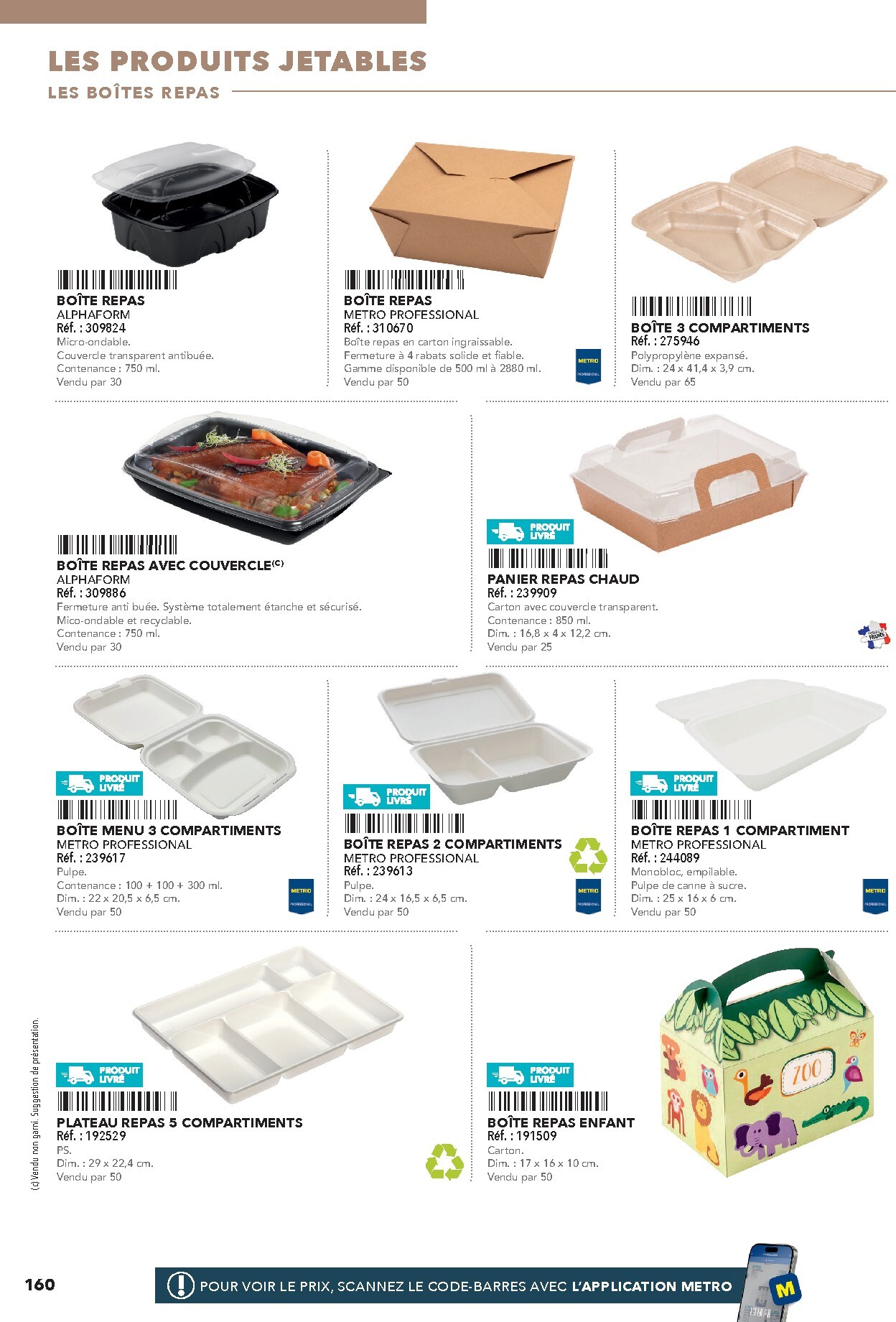 metro - Current Metro - #Restauration rapide leaflet valid from de jeudi 16/04/2026 to de jeudi 31/12/2026 - page: 160