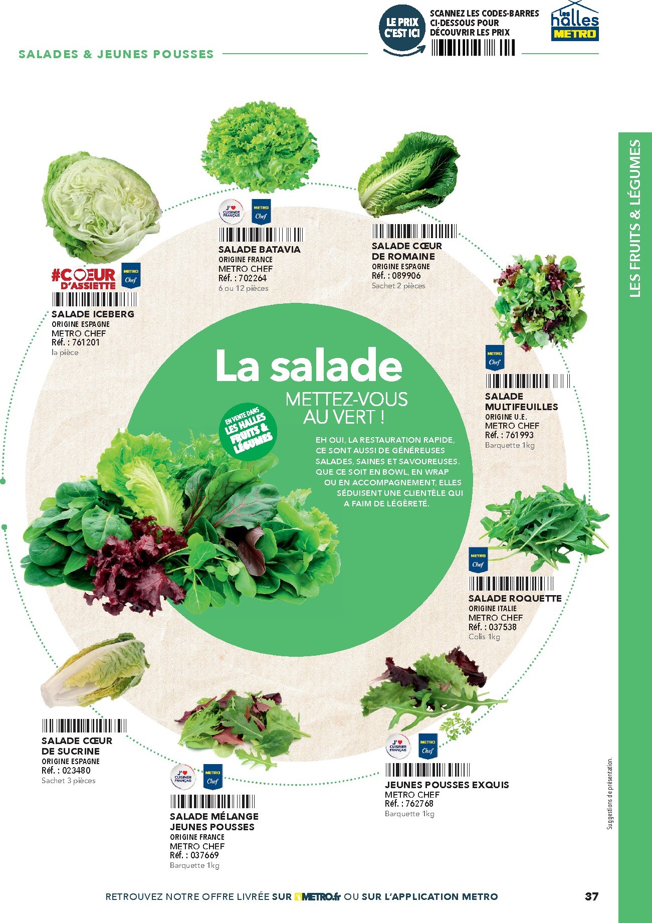 metro - Current Metro - #Restauration rapide leaflet valid from de jeudi 16/04/2026 to de jeudi 31/12/2026 - page: 37