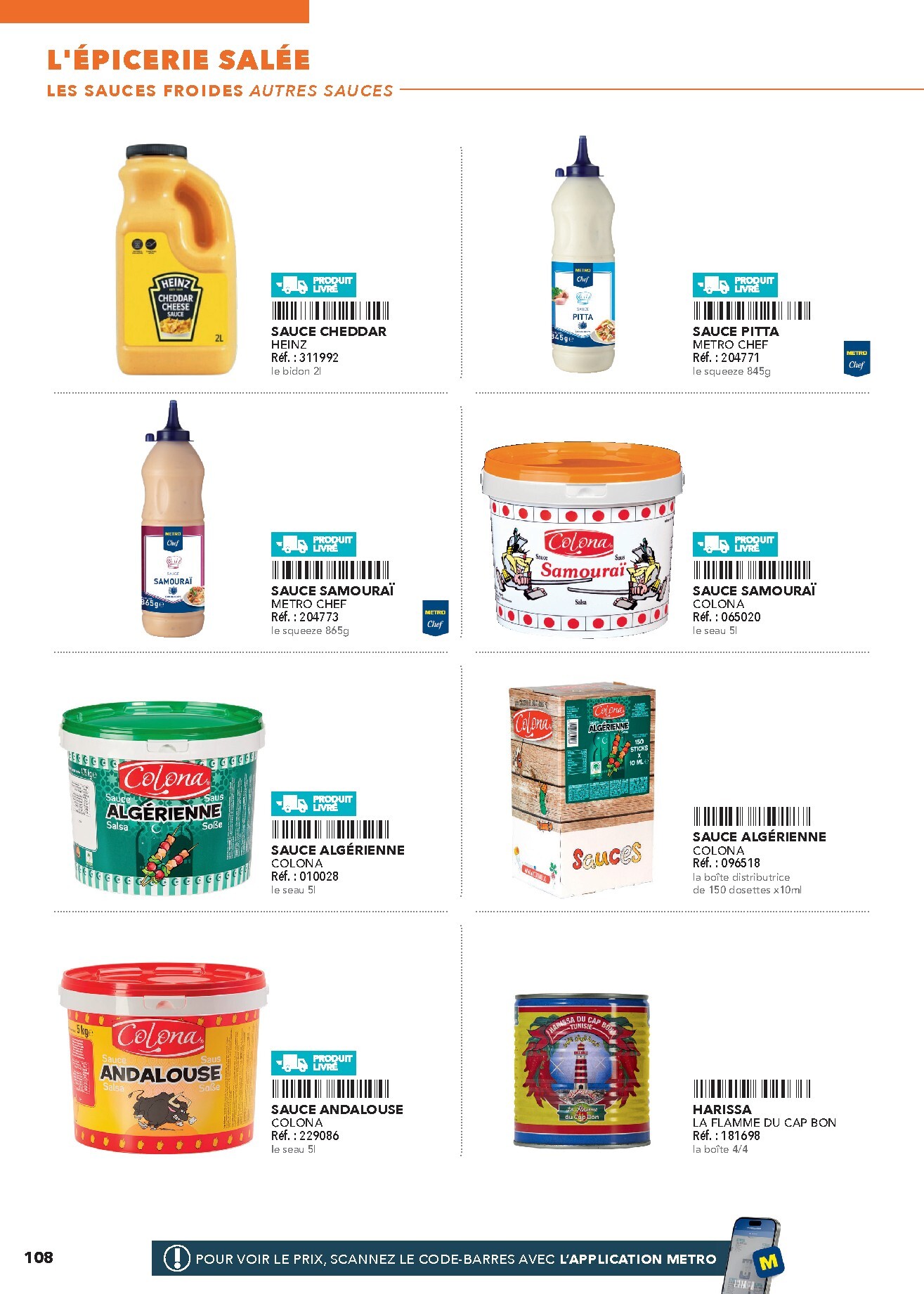 metro - Current Metro - #Restauration rapide leaflet valid from de jeudi 16/04/2026 to de jeudi 31/12/2026 - page: 108