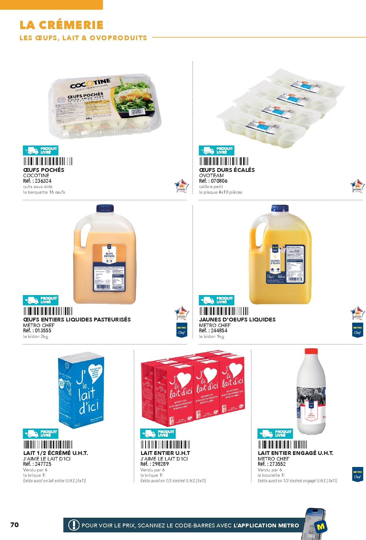 metro - Current Metro - #Restauration rapide leaflet valid from de jeudi 16/04/2026 to de jeudi 31/12/2026 - page: 70