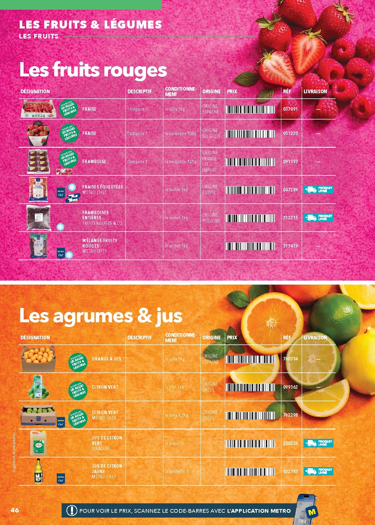 metro - Current Metro - #Restauration rapide leaflet valid from de jeudi 16/04/2026 to de jeudi 31/12/2026 - page: 46