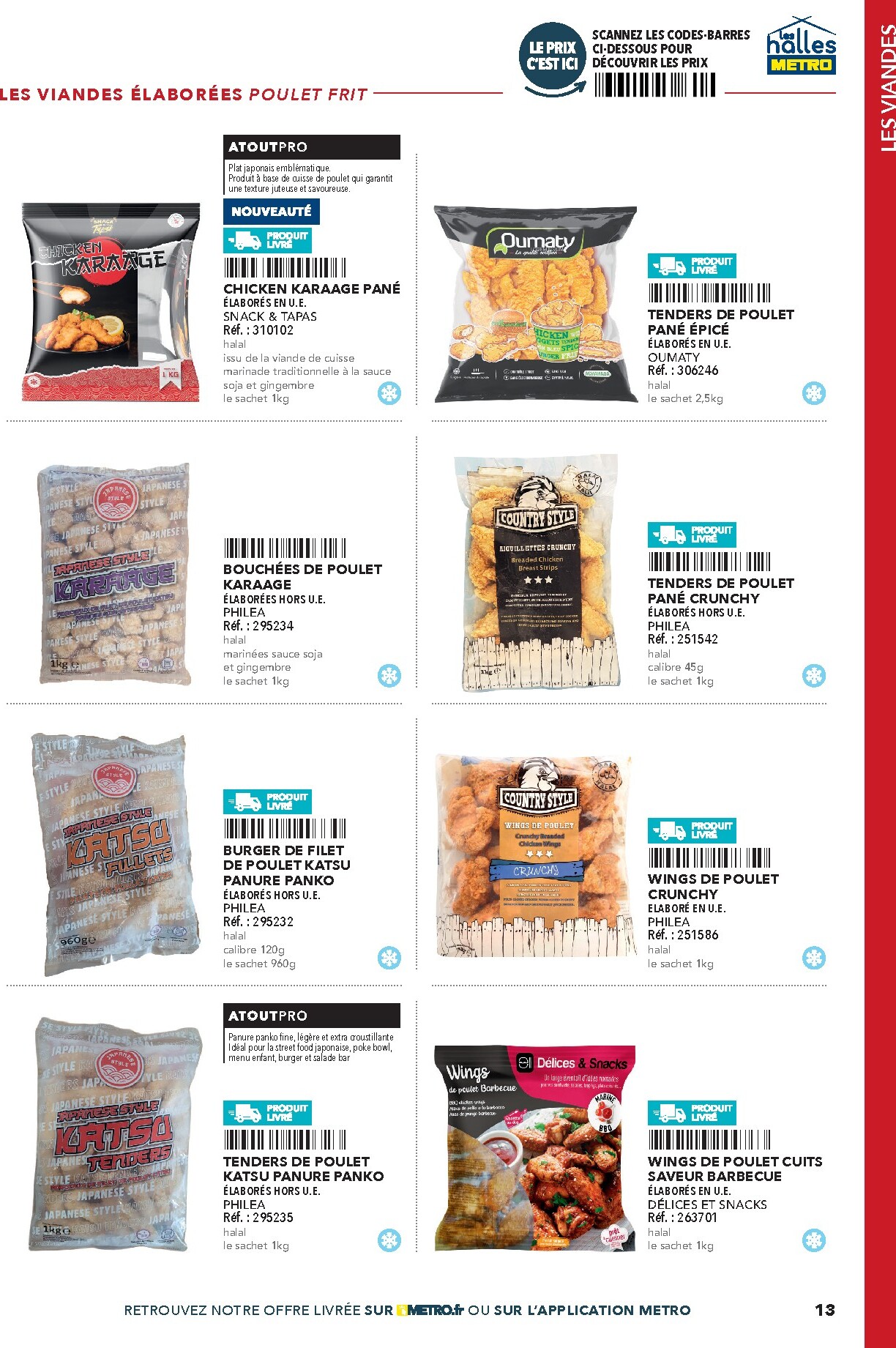 metro - Current Metro - #Restauration rapide leaflet valid from de jeudi 16/04/2026 to de jeudi 31/12/2026 - page: 13