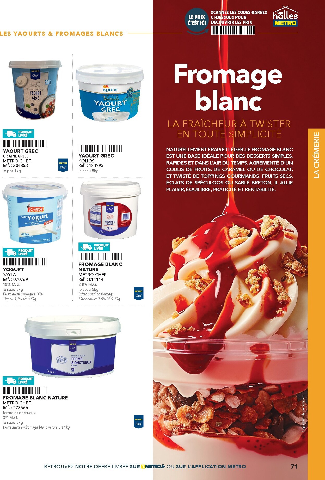 metro - Current Metro - #Restauration rapide leaflet valid from de jeudi 16/04/2026 to de jeudi 31/12/2026 - page: 71