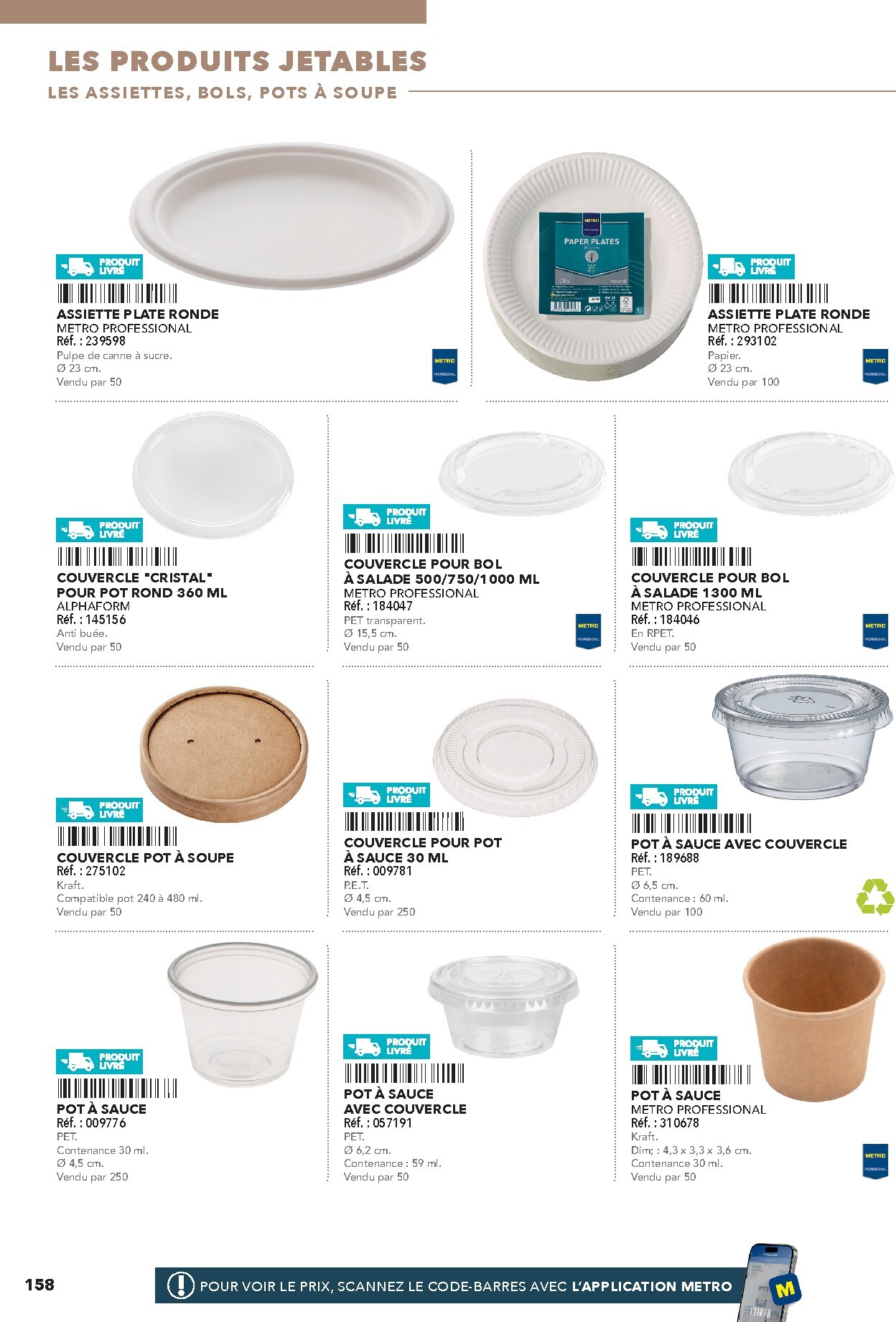 metro - Current Metro - #Restauration rapide leaflet valid from de jeudi 16/04/2026 to de jeudi 31/12/2026 - page: 158