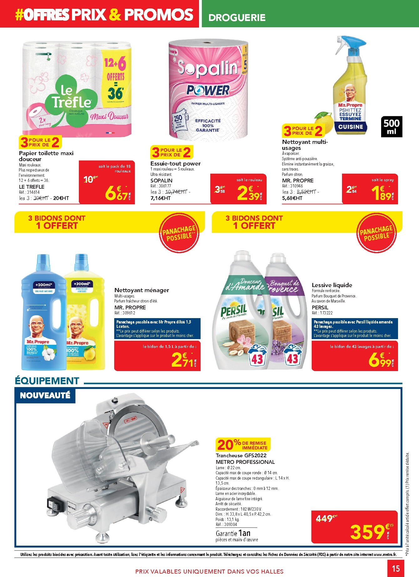 metro - Current Metro - Offres Prix & Promos Revendeurs leaflet valid from de jeudi 23/04/2026 to du mercredi 06/05/2026 - page: 15