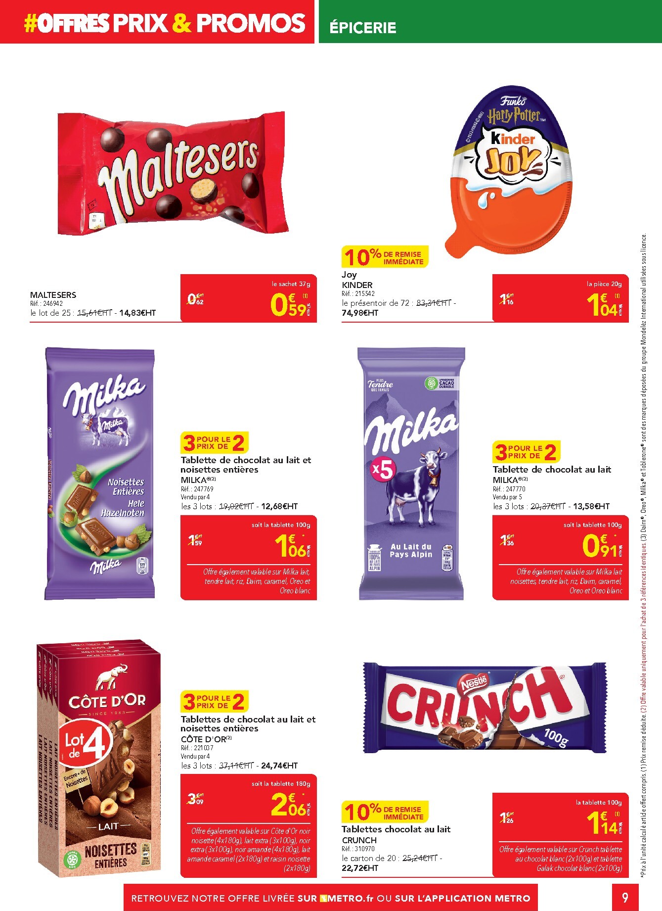 metro - Current Metro - Offres Prix & Promos Revendeurs leaflet valid from de jeudi 23/04/2026 to du mercredi 06/05/2026 - page: 9