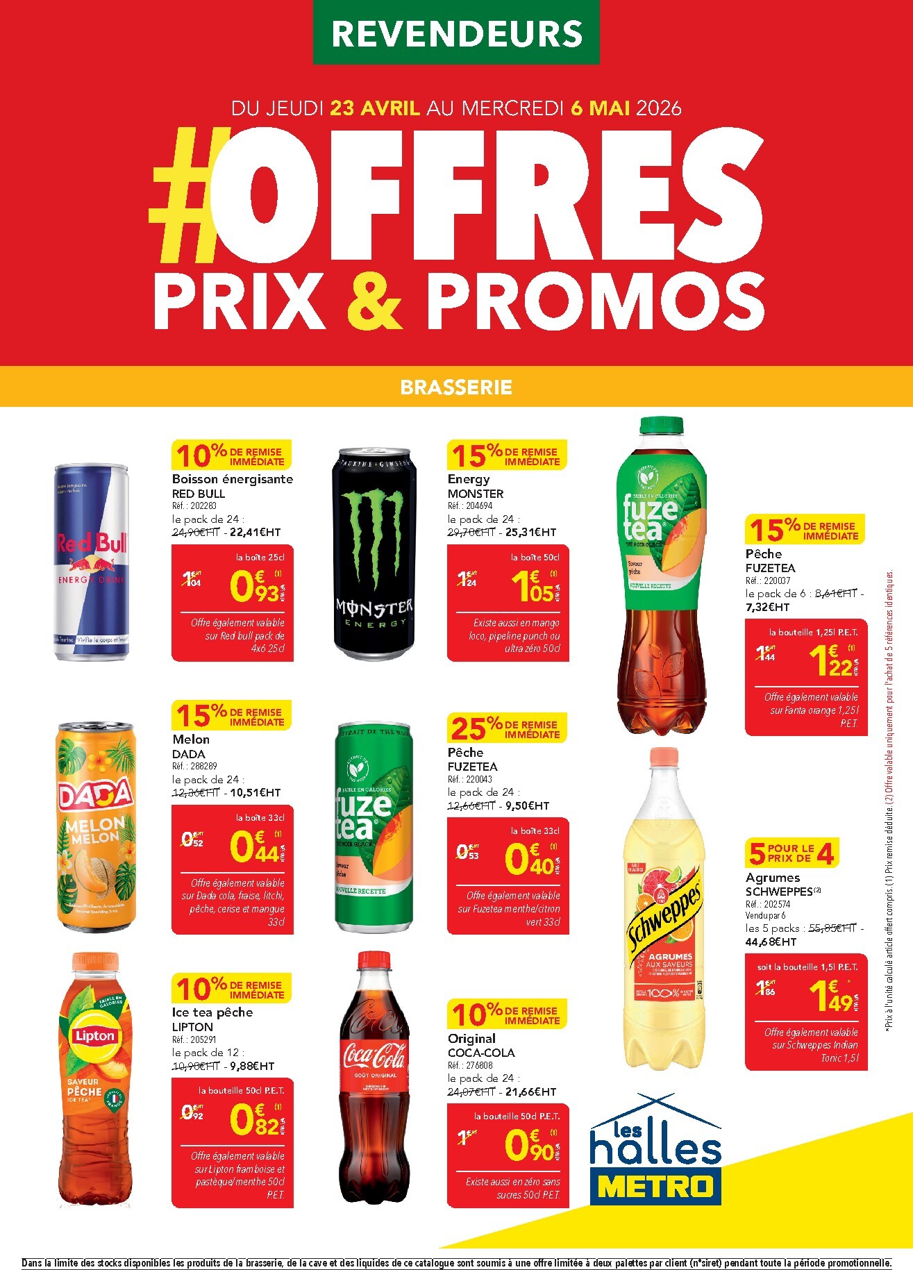 metro - Current Metro - Offres Prix & Promos Revendeurs leaflet valid from de jeudi 23/04/2026 to du mercredi 06/05/2026