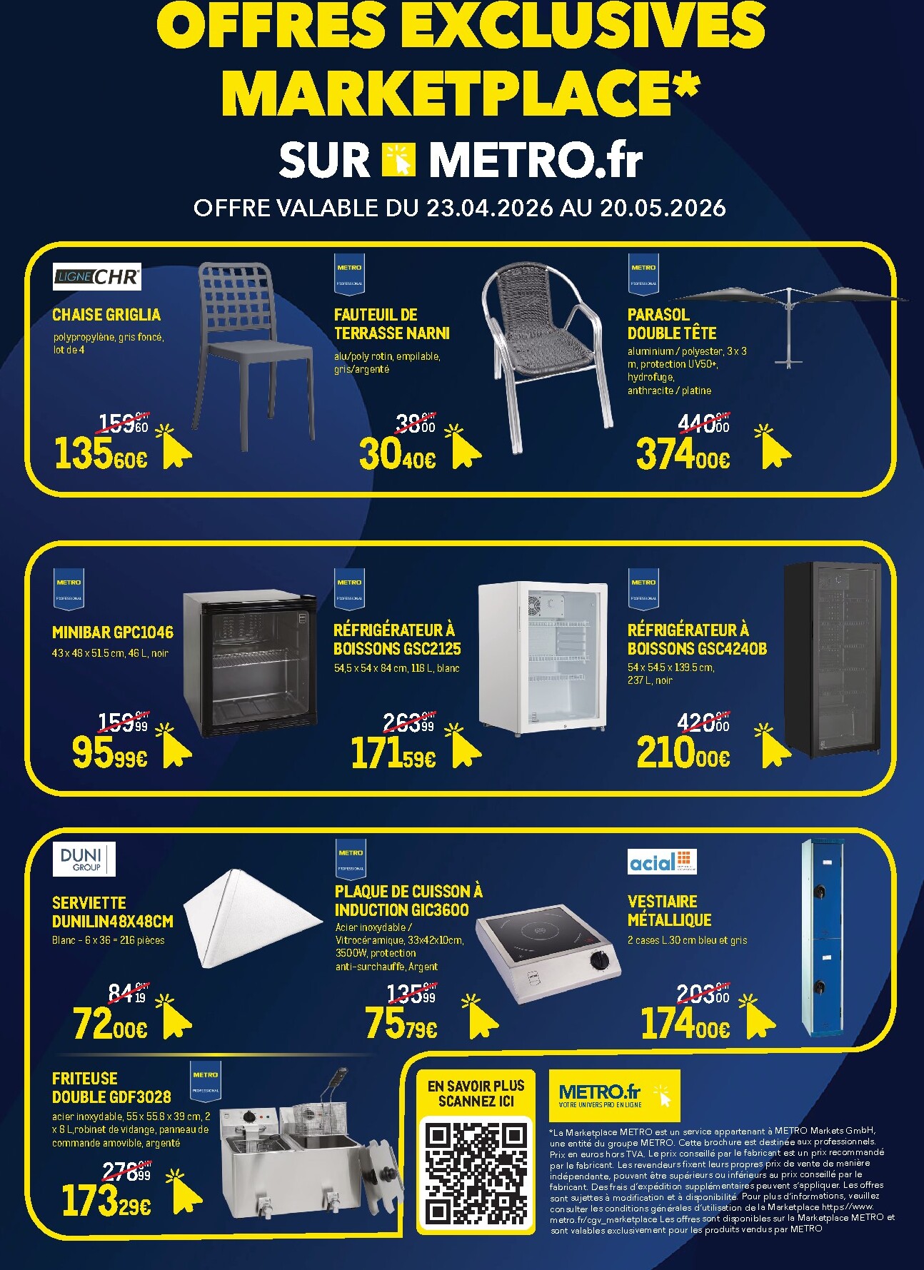 metro - Current Metro - Marketplace leaflet valid from de jeudi 23/04/2026 to du mercredi 20/05/2026