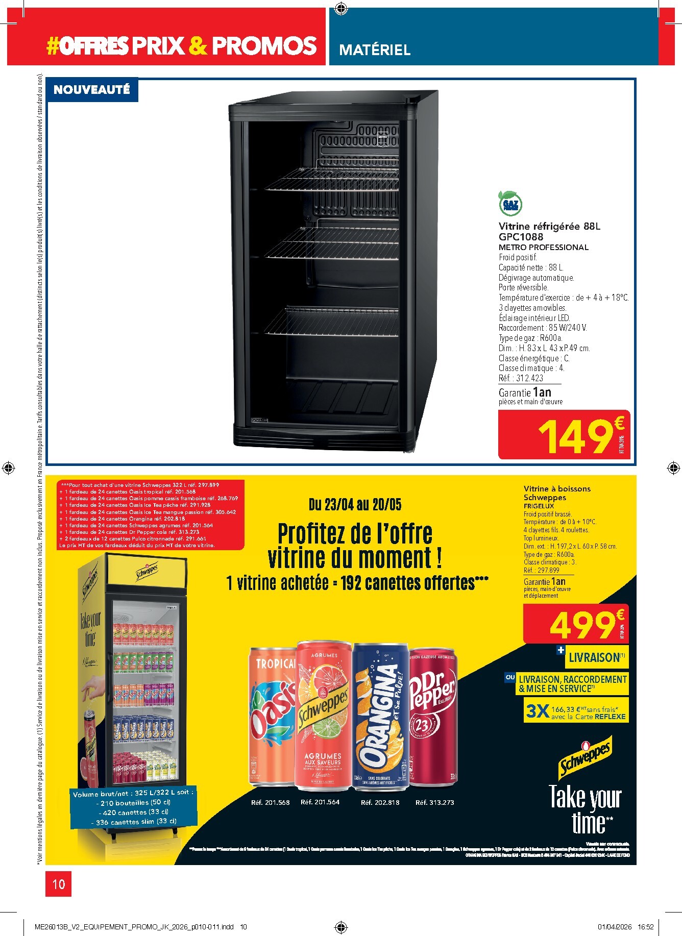 metro - Current Metro - Offres Prix & Promos Equipement leaflet valid from de jeudi 23/04/2026 to du mercredi 20/05/2026 - page: 10