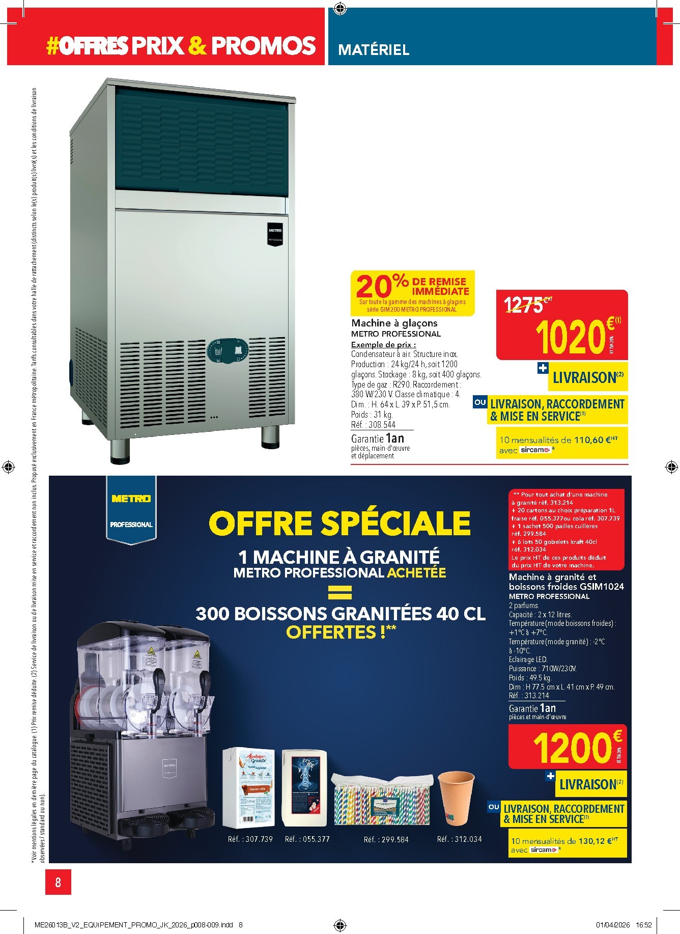 metro - Current Metro - Offres Prix & Promos Equipement leaflet valid from de jeudi 23/04/2026 to du mercredi 20/05/2026 - page: 8