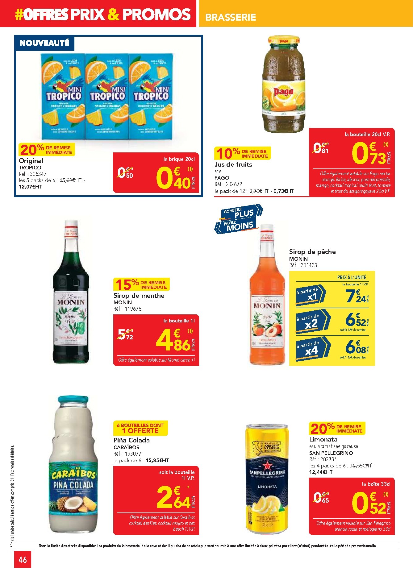 metro - Current Metro - Offres Prix & Promos Restauration leaflet valid from de jeudi 23/04/2026 to du mercredi 20/05/2026 - page: 46