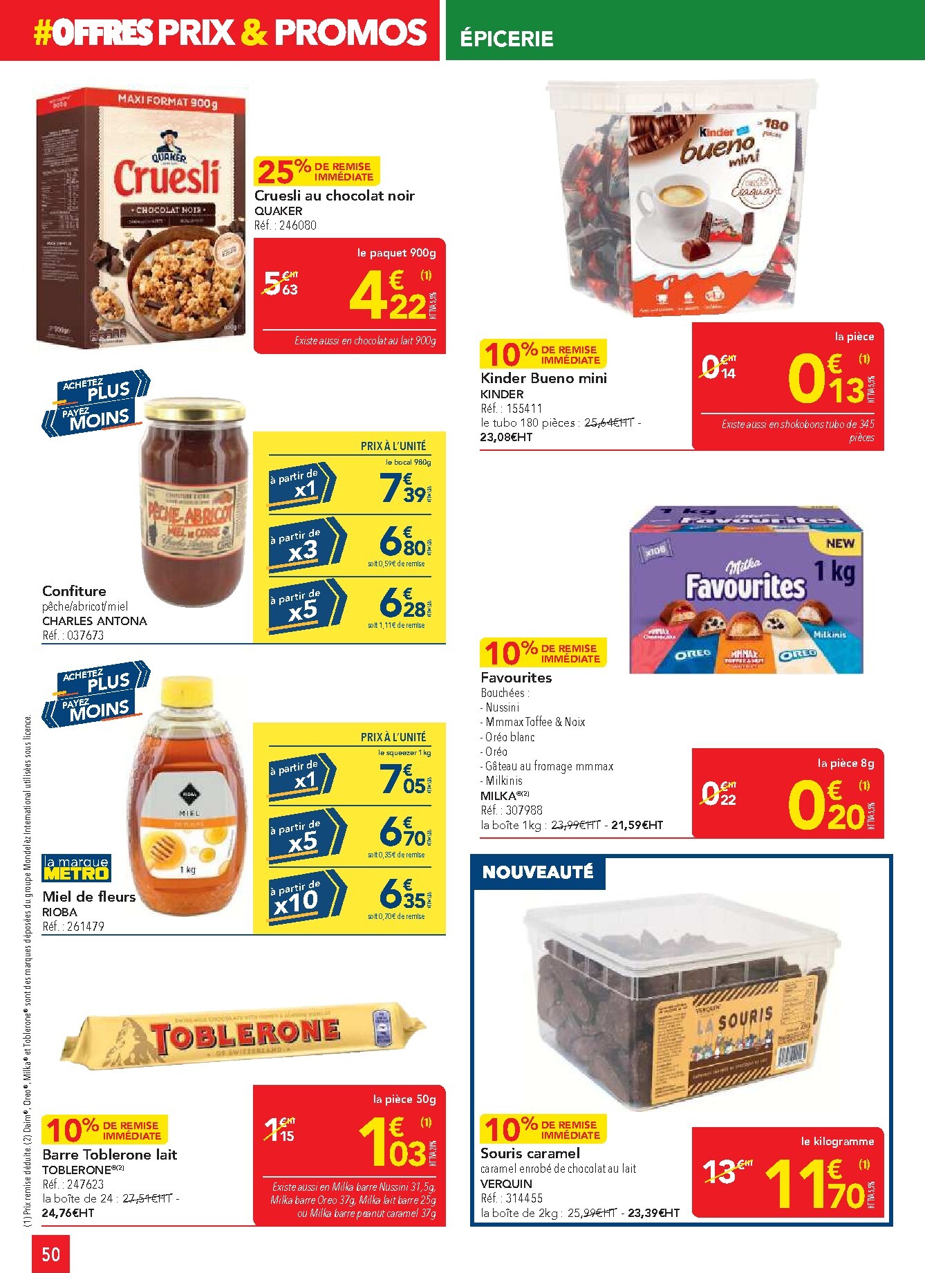 metro - Current Metro - Offres Prix & Promos Restauration leaflet valid from de jeudi 23/04/2026 to du mercredi 20/05/2026 - page: 50
