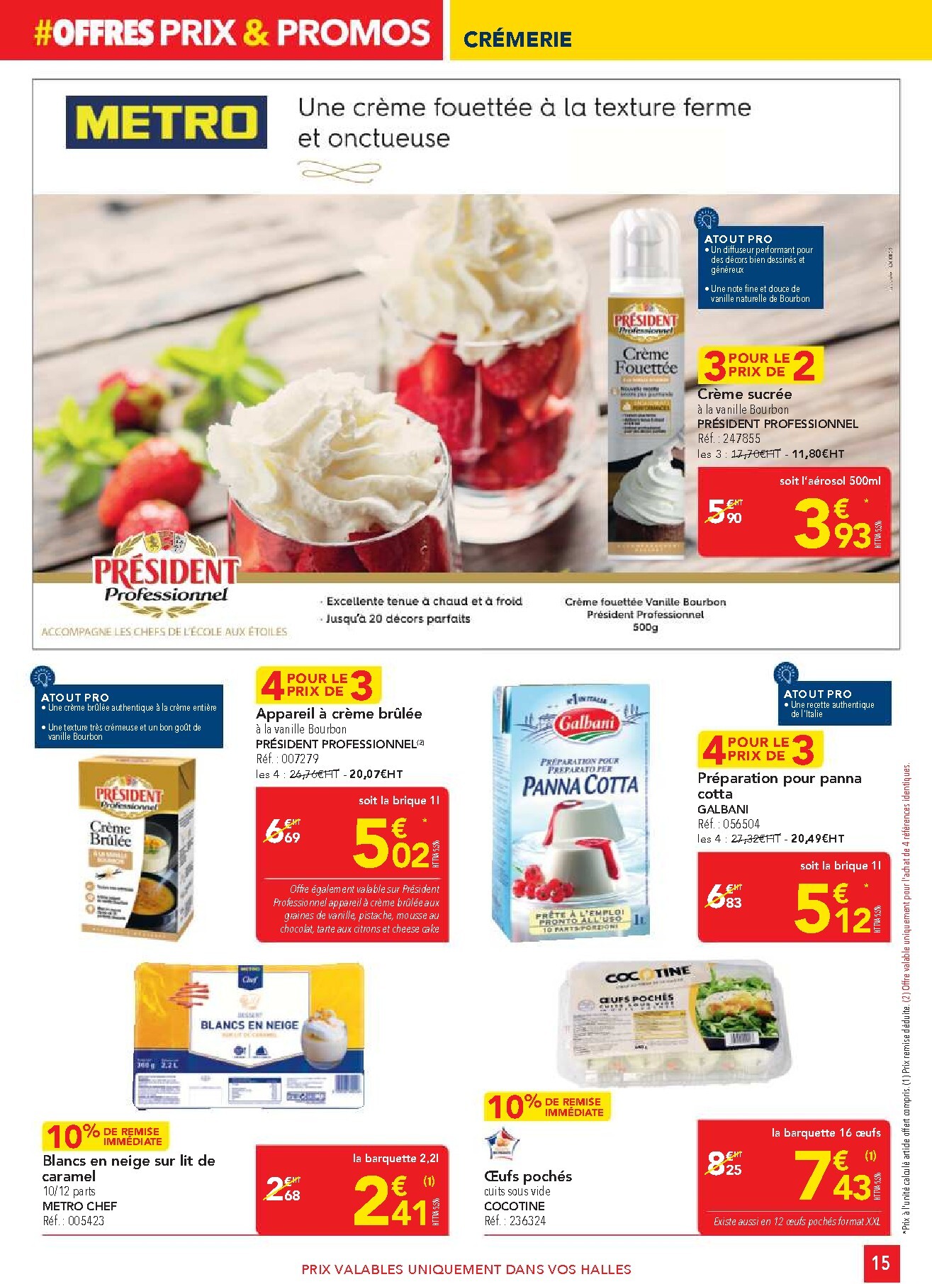 metro - Current Metro - Offres Prix & Promos Restauration leaflet valid from de jeudi 23/04/2026 to du mercredi 20/05/2026 - page: 15