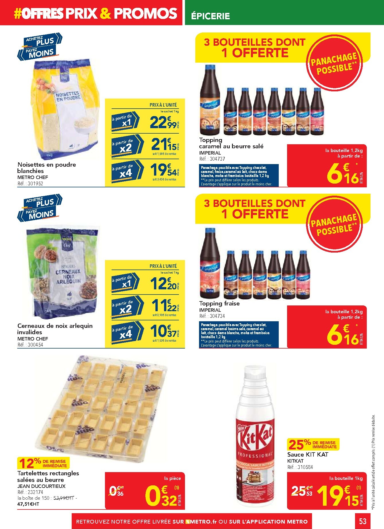 metro - Current Metro - Offres Prix & Promos Restauration leaflet valid from de jeudi 23/04/2026 to du mercredi 20/05/2026 - page: 53