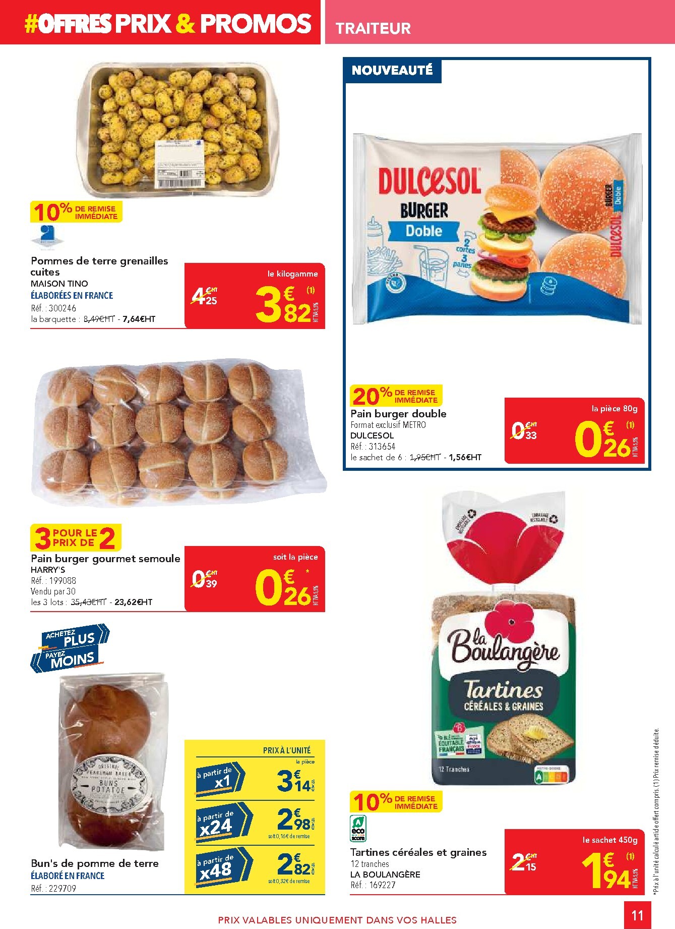 metro - Current Metro - Offres Prix & Promos Restauration leaflet valid from de jeudi 23/04/2026 to du mercredi 20/05/2026 - page: 11