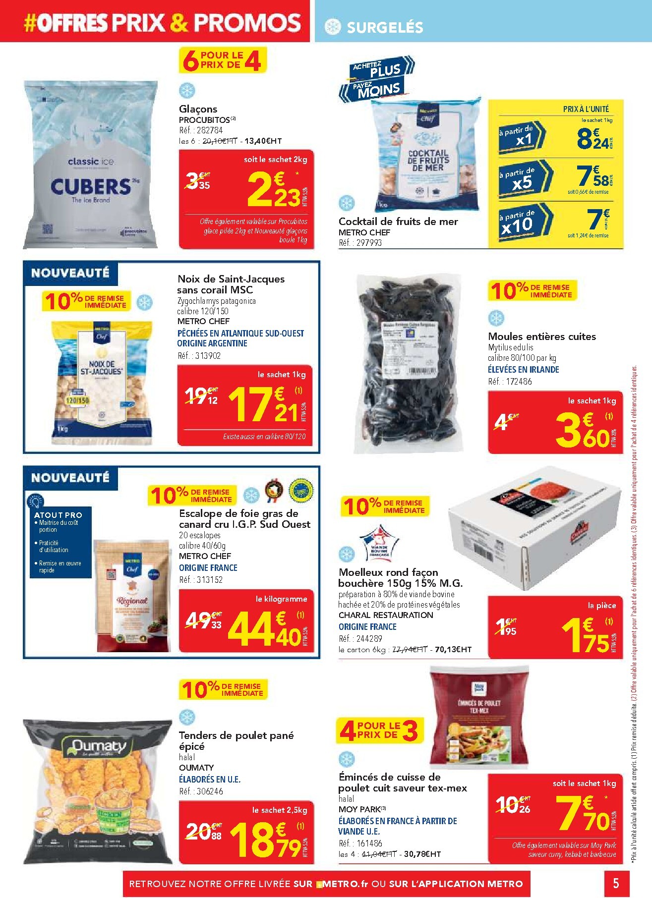 metro - Current Metro - Offres Prix & Promos Restauration leaflet valid from de jeudi 23/04/2026 to du mercredi 20/05/2026 - page: 5