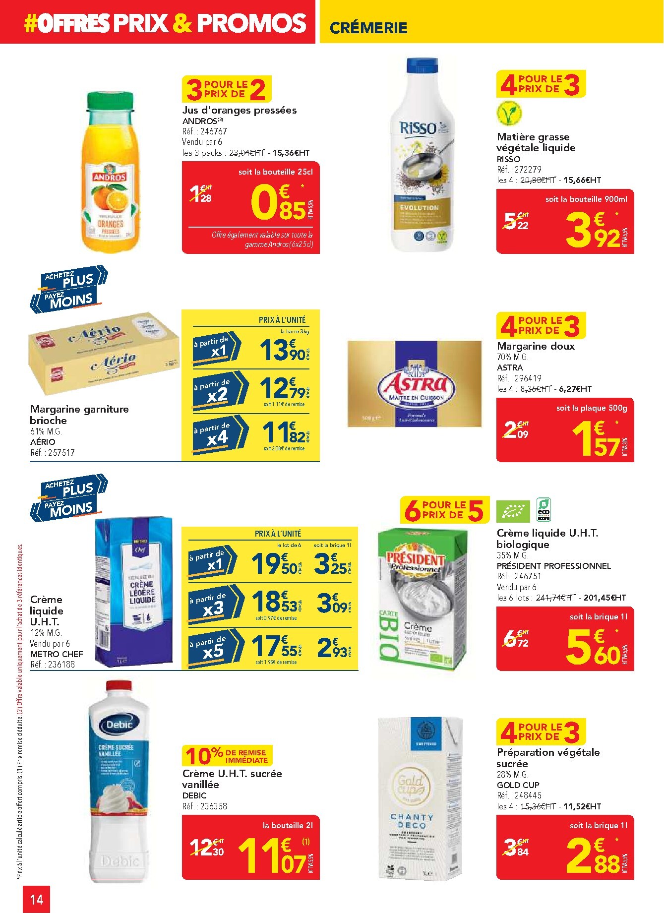 metro - Current Metro - Offres Prix & Promos Restauration leaflet valid from de jeudi 23/04/2026 to du mercredi 20/05/2026 - page: 14