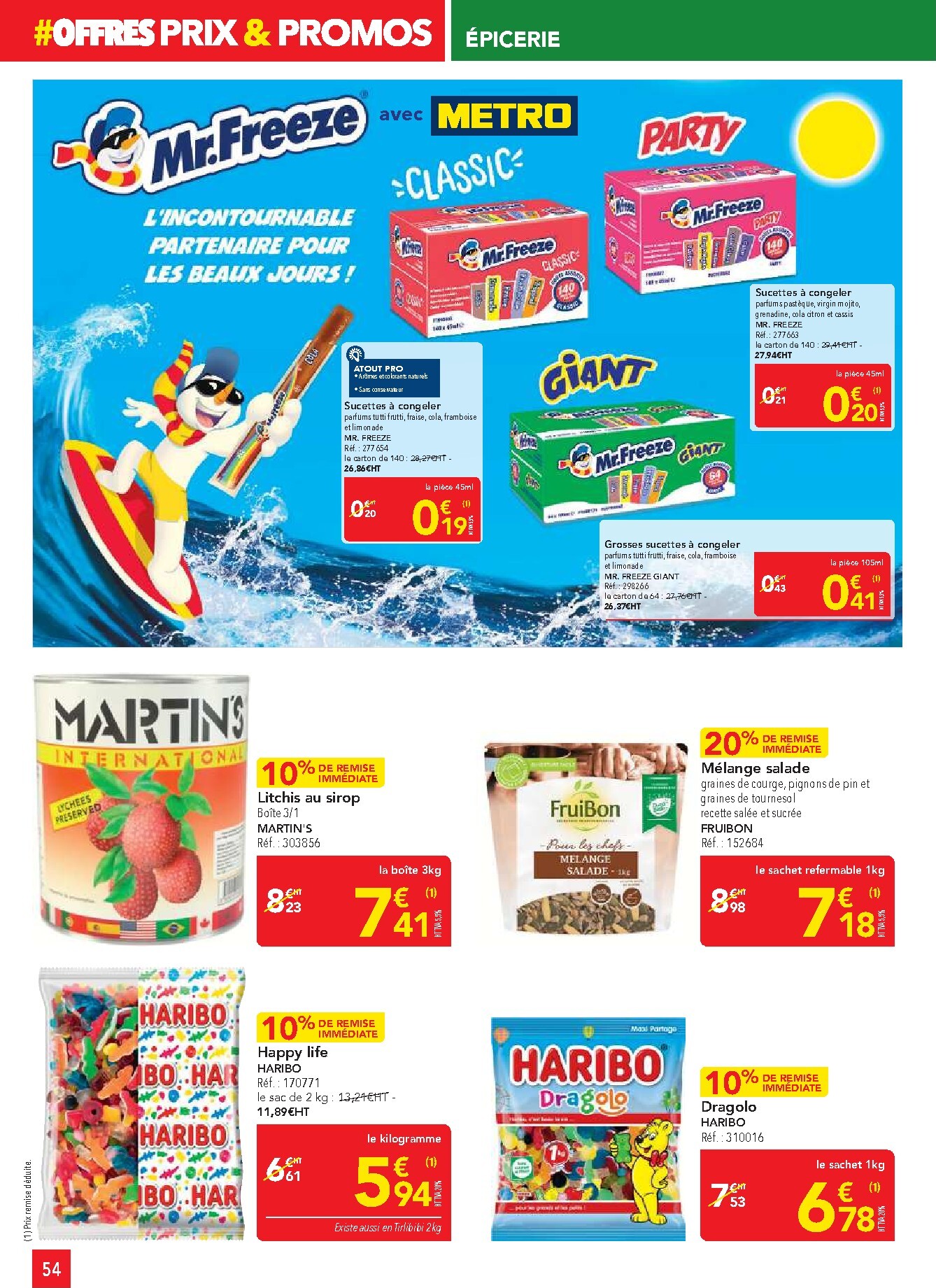 metro - Current Metro - Offres Prix & Promos Restauration leaflet valid from de jeudi 23/04/2026 to du mercredi 20/05/2026 - page: 54