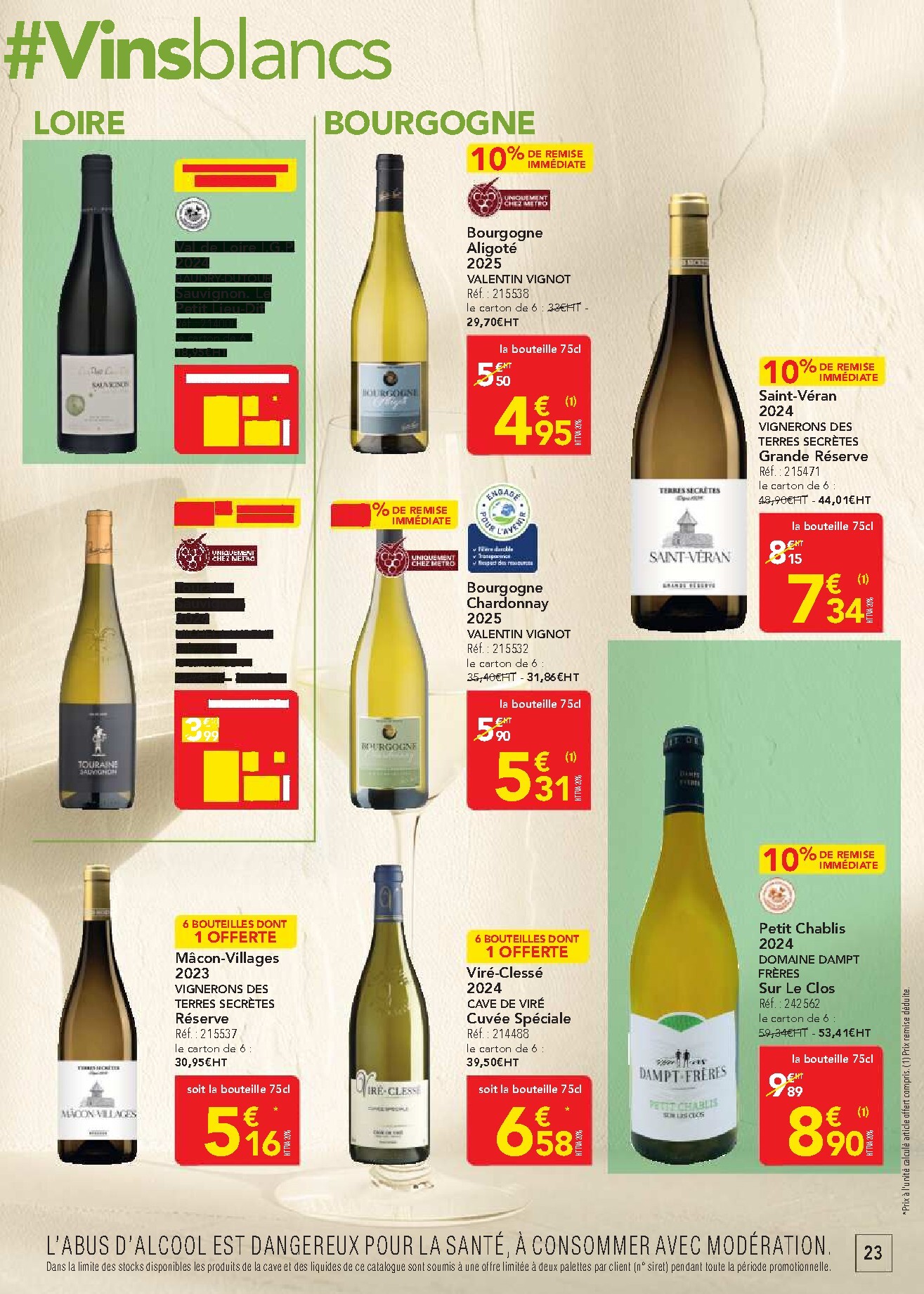 metro - Current Metro - Offres Prix & Promos Restauration leaflet valid from de jeudi 23/04/2026 to du mercredi 20/05/2026 - page: 23
