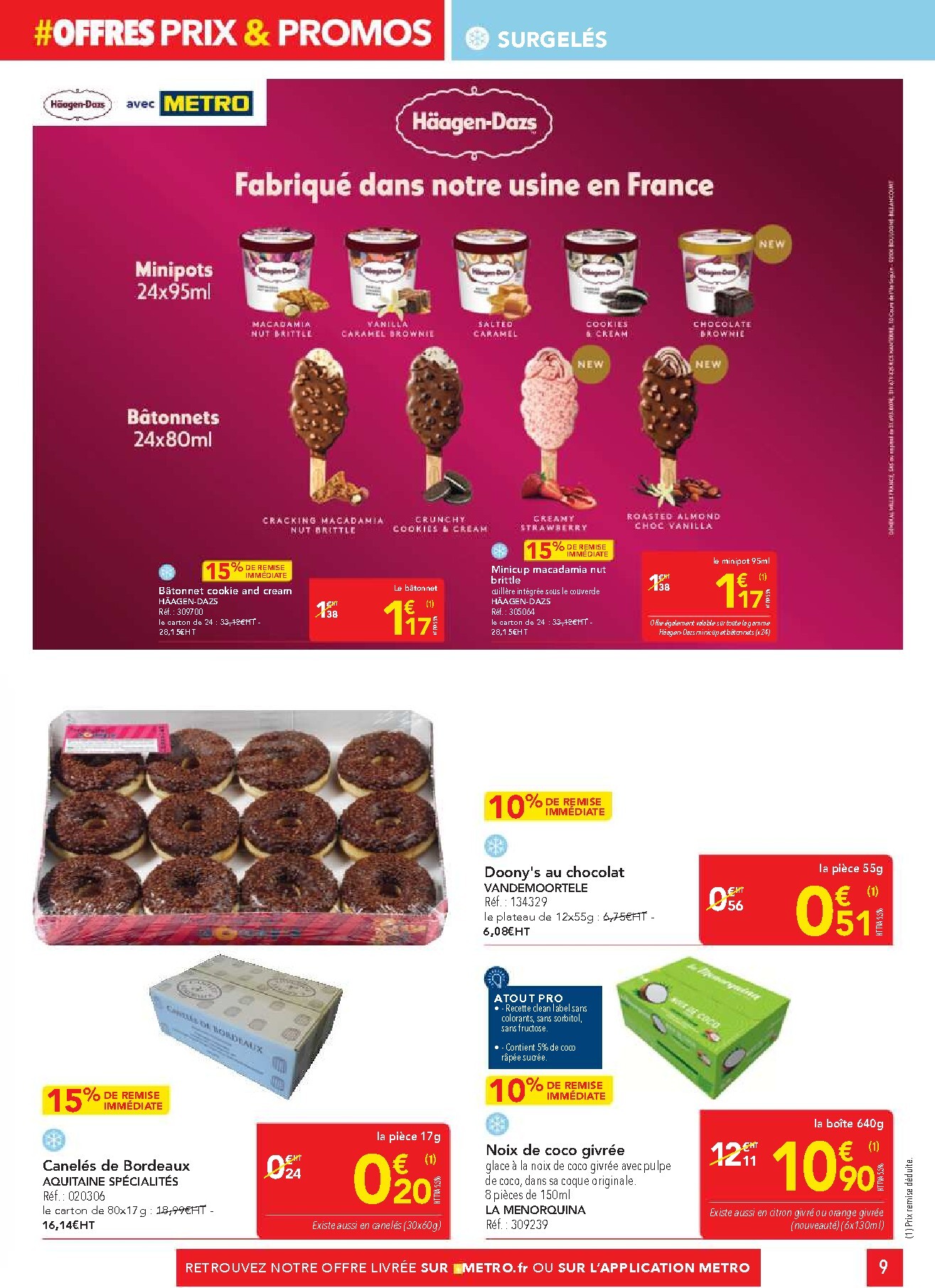 metro - Current Metro - Offres Prix & Promos Restauration leaflet valid from de jeudi 23/04/2026 to du mercredi 20/05/2026 - page: 9