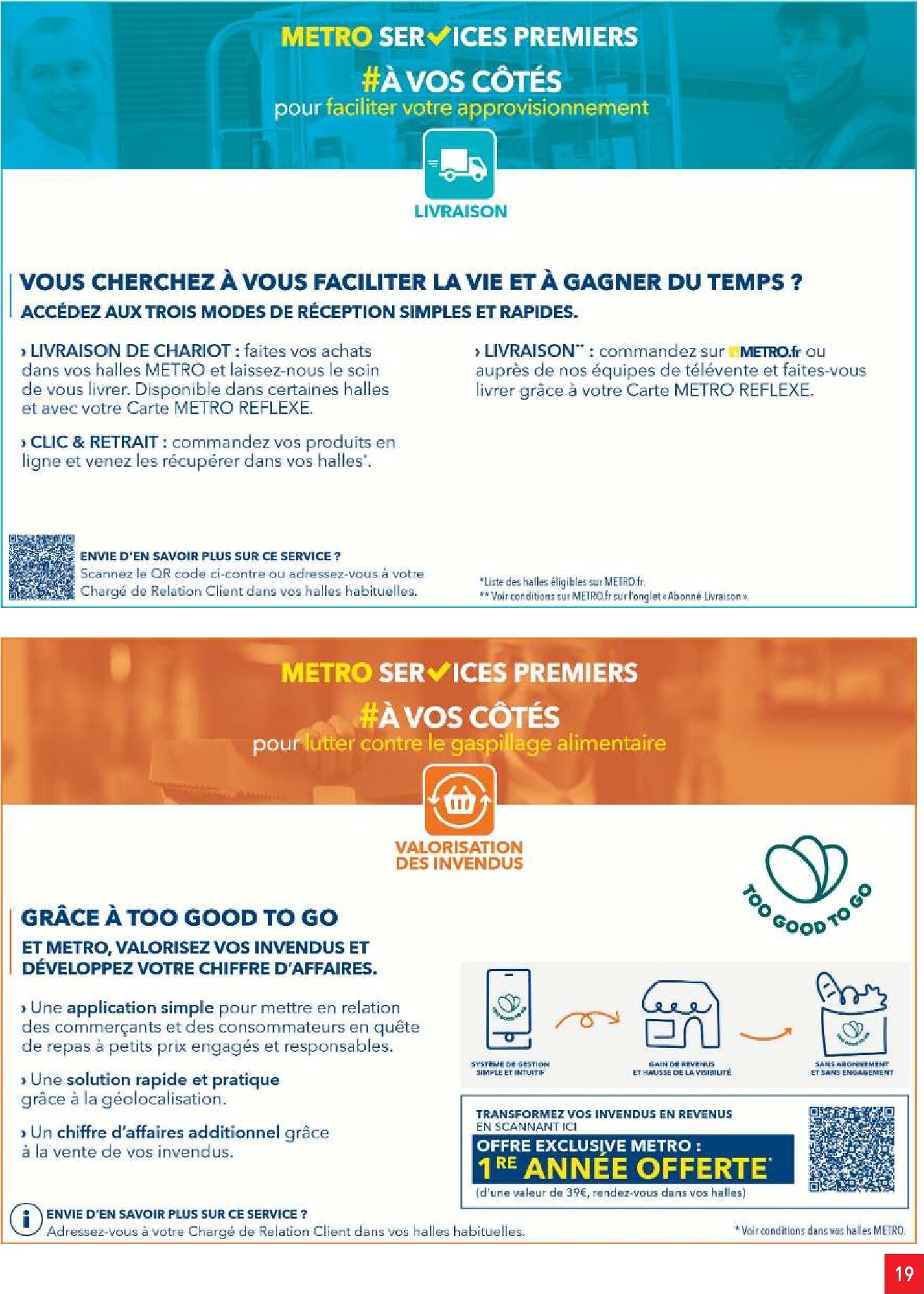 metro - Current Metro - Offres Prix & Promos Restauration leaflet valid from de jeudi 23/04/2026 to du mercredi 20/05/2026 - page: 19