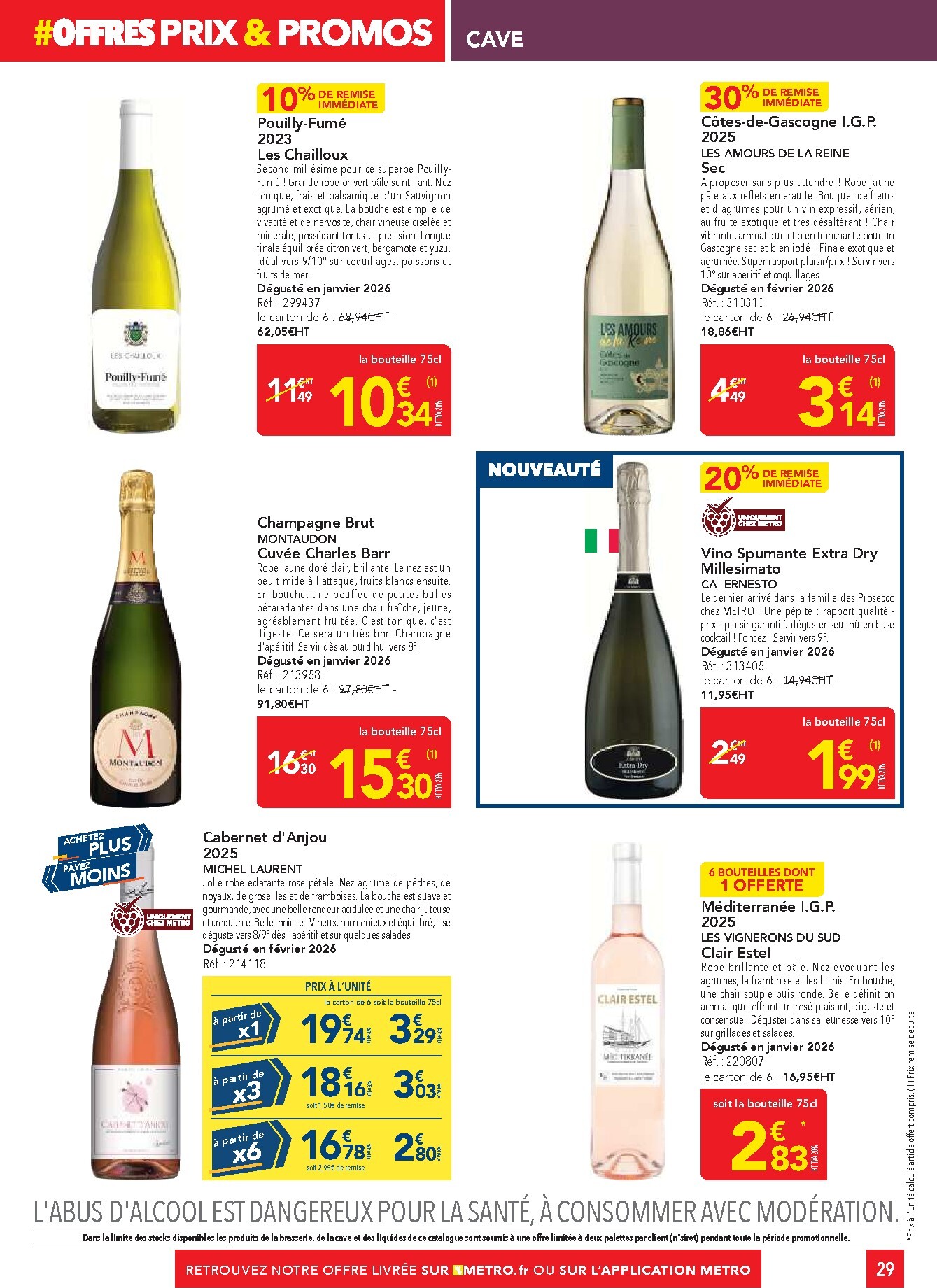 metro - Current Metro - Offres Prix & Promos Restauration leaflet valid from de jeudi 23/04/2026 to du mercredi 20/05/2026 - page: 29