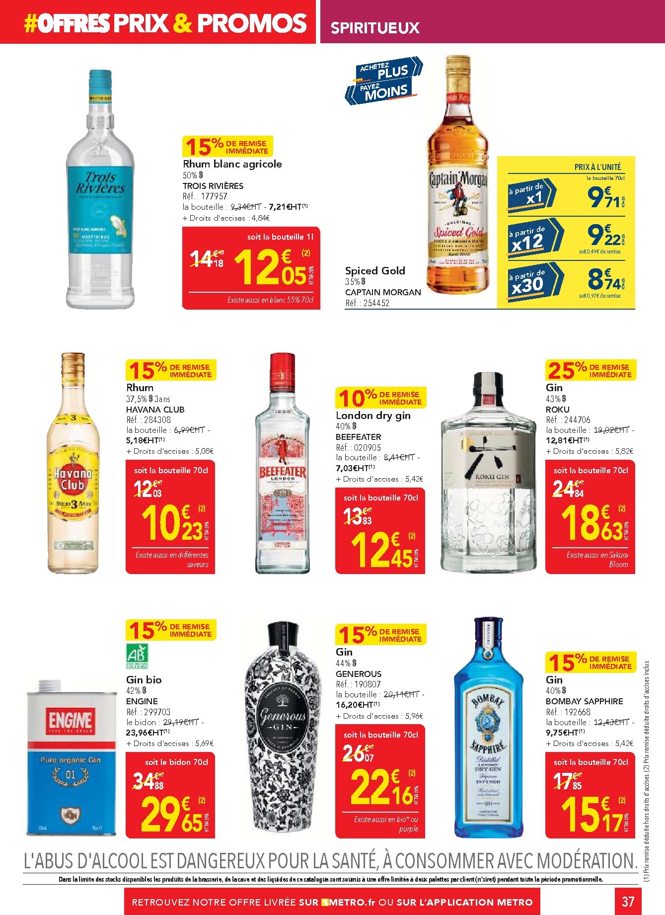 metro - Current Metro - Offres Prix & Promos Restauration leaflet valid from de jeudi 23/04/2026 to du mercredi 20/05/2026 - page: 37