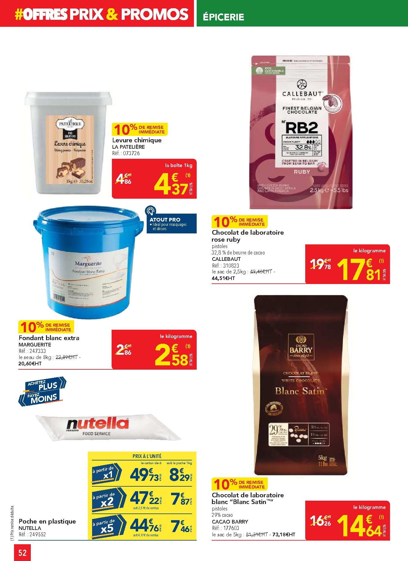 metro - Current Metro - Offres Prix & Promos Restauration leaflet valid from de jeudi 23/04/2026 to du mercredi 20/05/2026 - page: 52