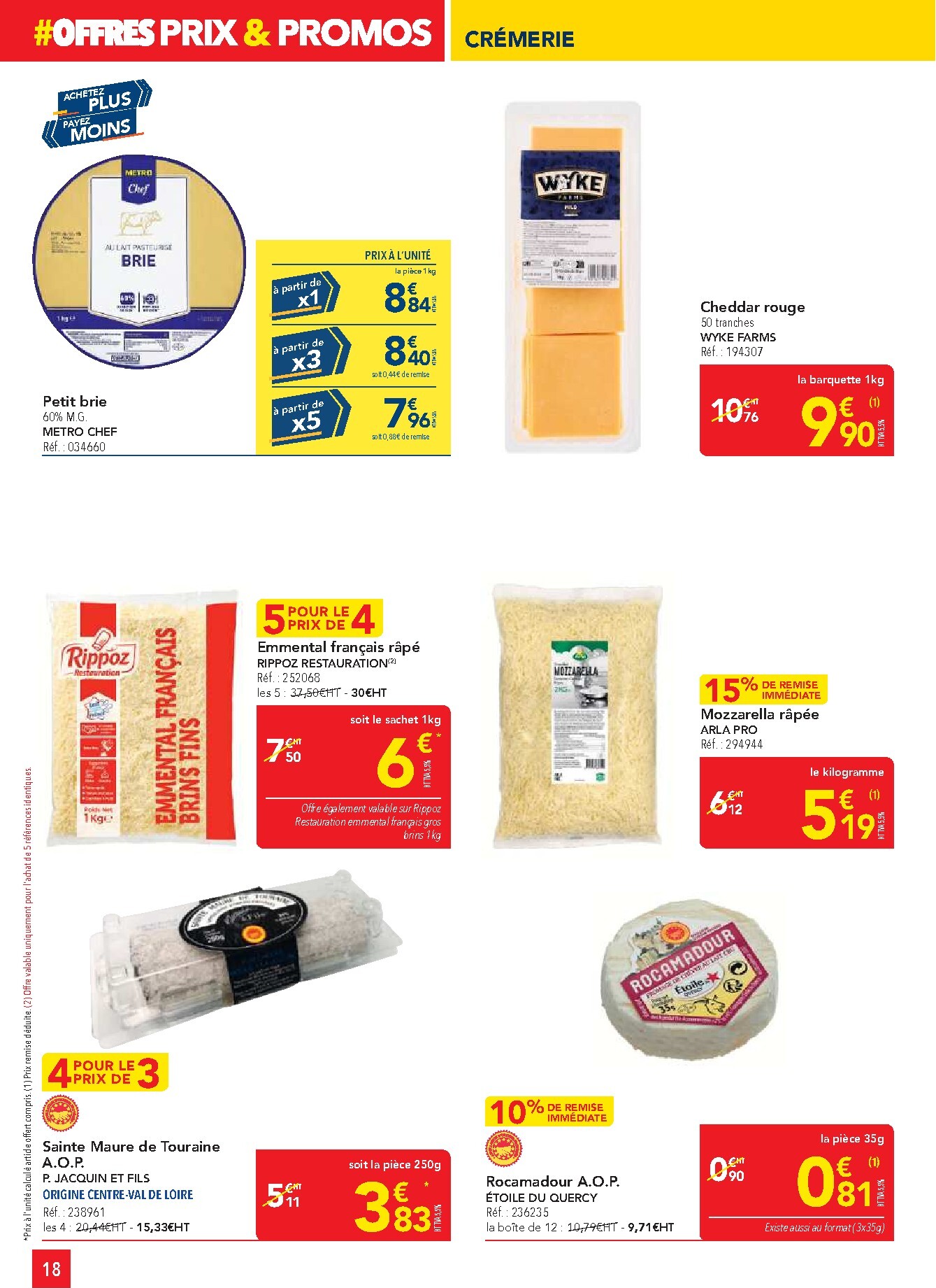 metro - Current Metro - Offres Prix & Promos Restauration leaflet valid from de jeudi 23/04/2026 to du mercredi 20/05/2026 - page: 18