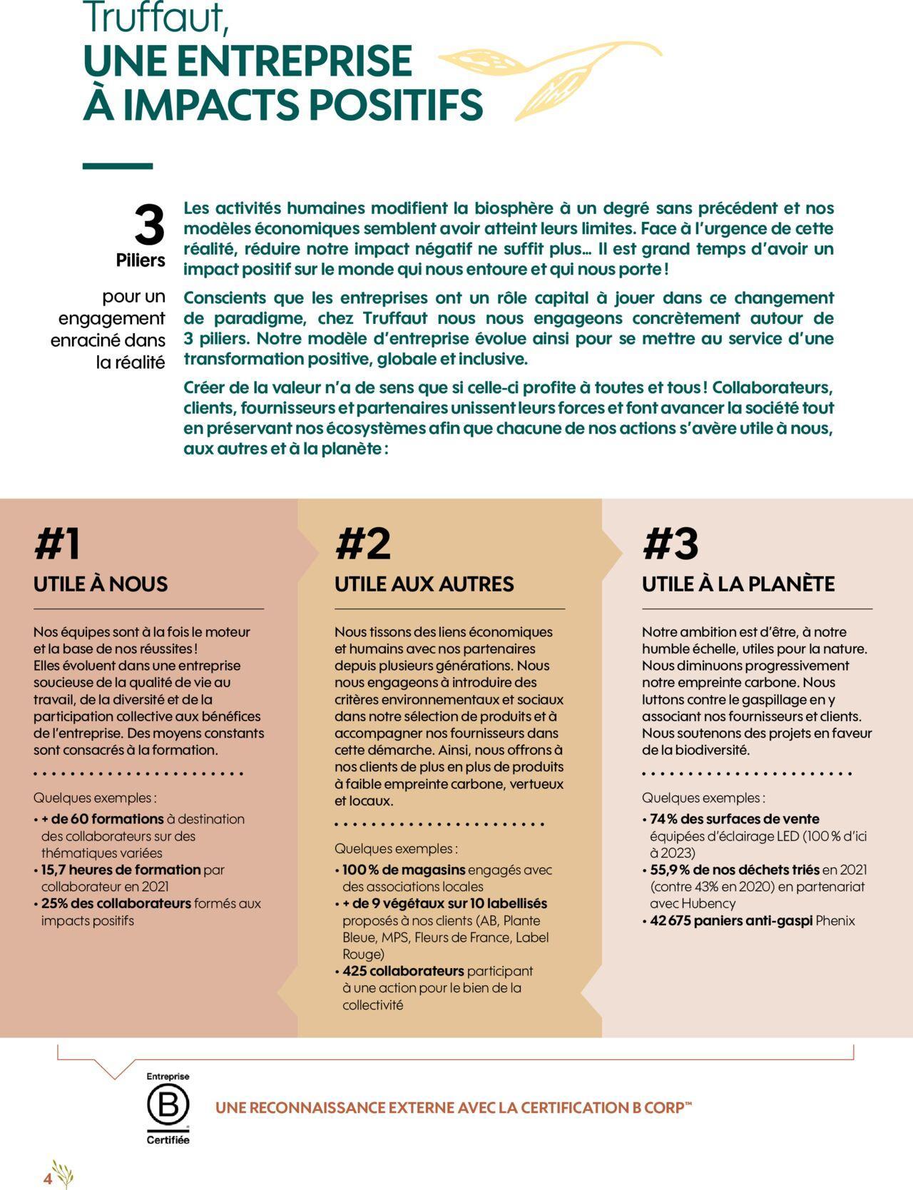 truffaut - Truffaut Le manifeste de nos impacts positifs à partir du 01/08/2023 - 31/12/2030 - page: 4