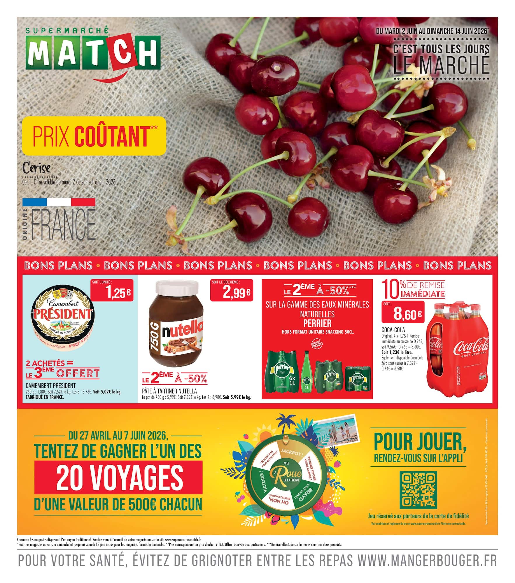 match - Flyer Match pour la semaine prochaine du du mardi 02/06/2026 au du dimanche 14/06/2026