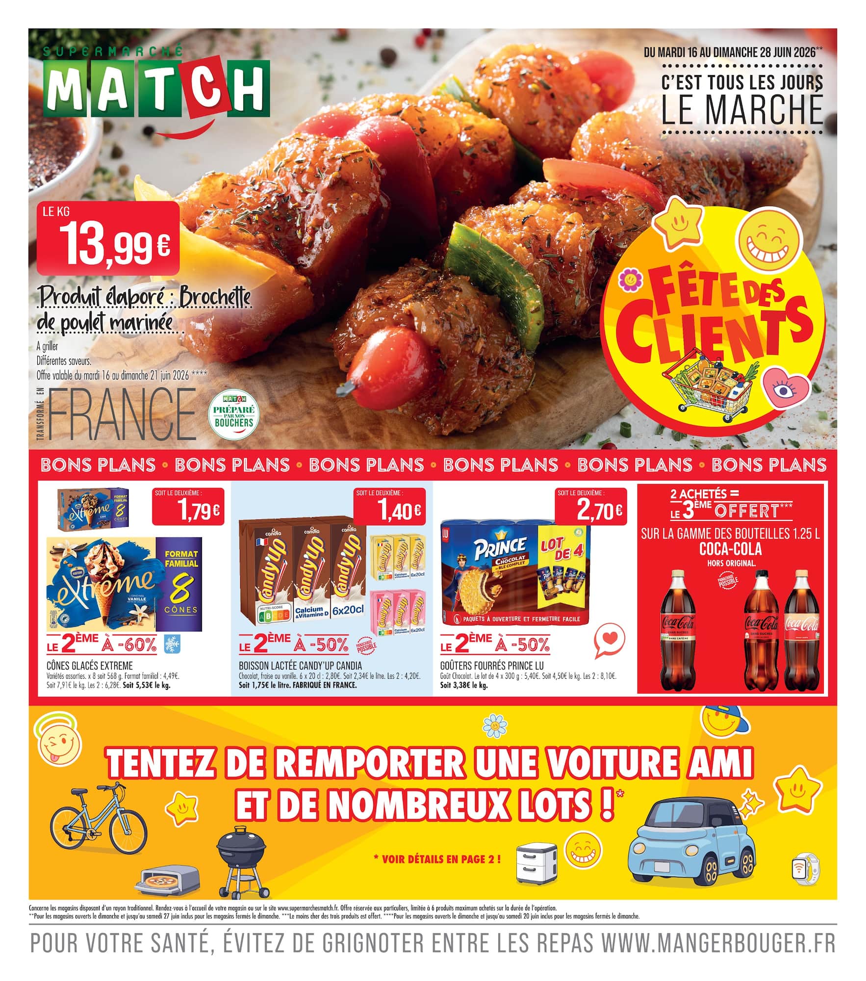 match - Flyer Match pour la semaine prochaine du du mardi 16/06/2026 au du dimanche 28/06/2026 - page: 1