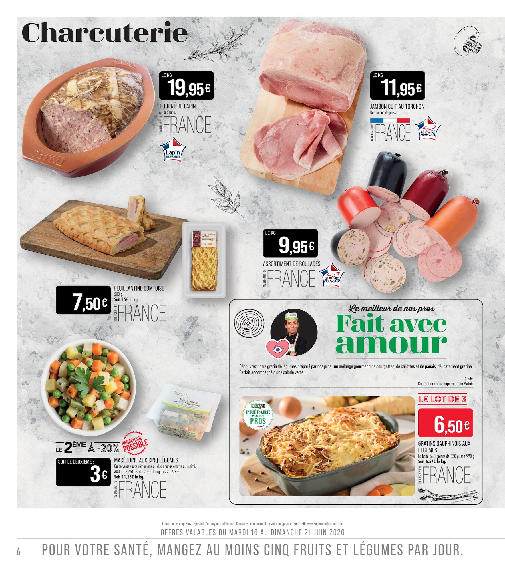 match - Flyer Match pour la semaine prochaine du du mardi 16/06/2026 au du dimanche 28/06/2026 - page: 6