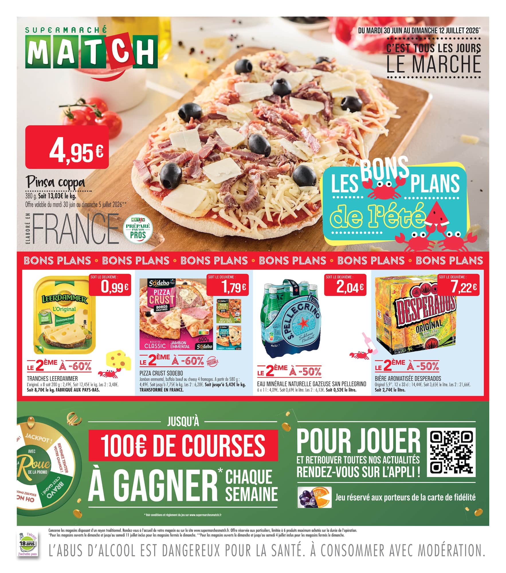 match - Flyer Match pour la semaine prochaine du du mardi 30/06/2026 au du dimanche 12/07/2026 - page: 1