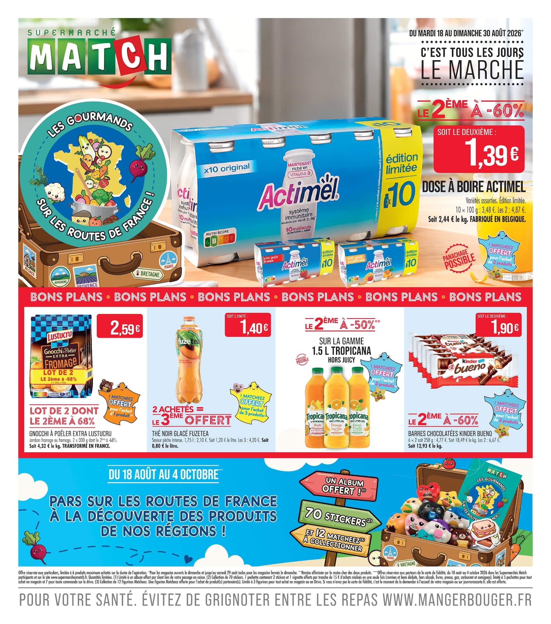 match - Flyer Match pour la semaine prochaine du du mardi 18/08/2026 au du dimanche 30/08/2026
