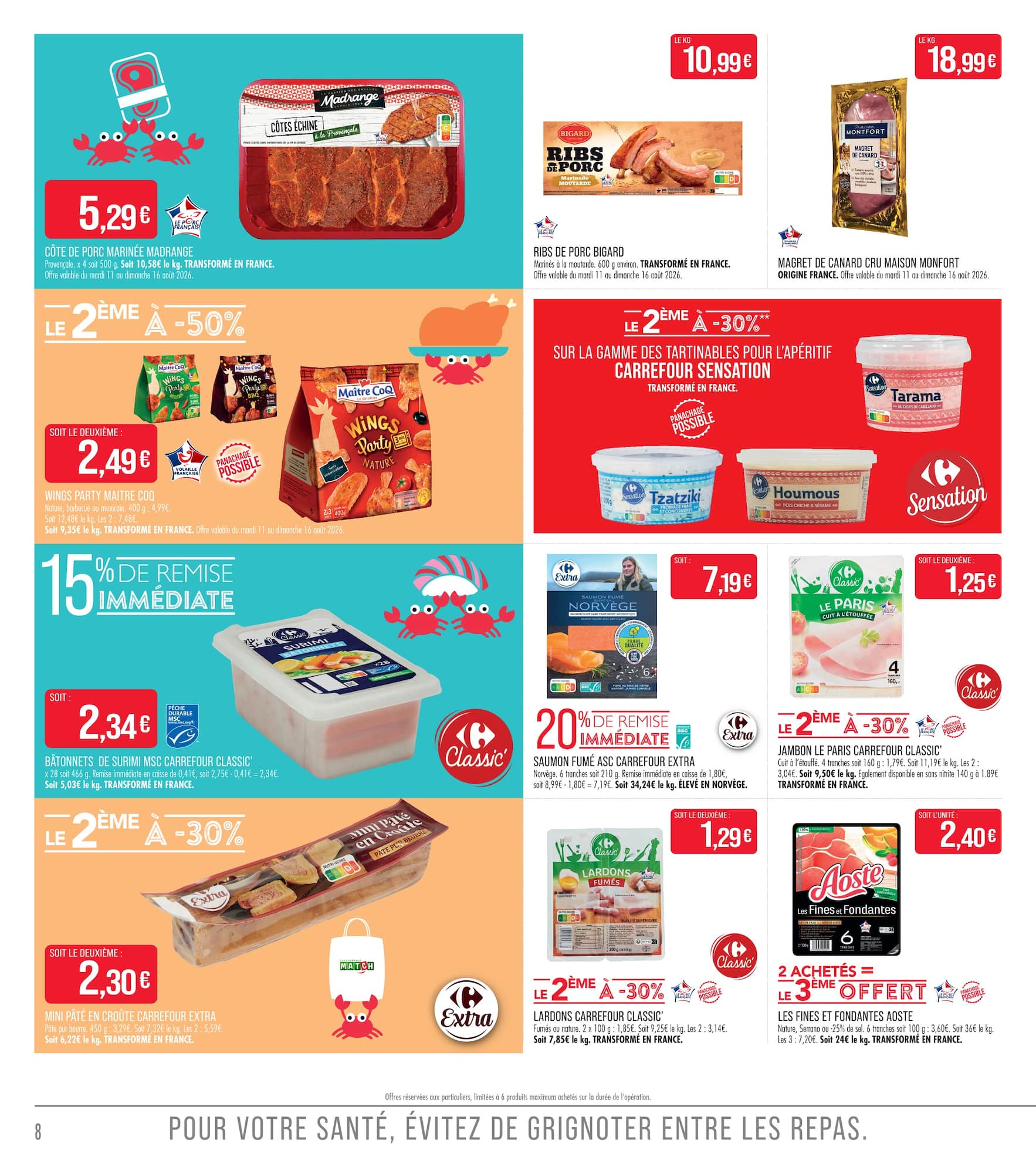 match - Current Match - C'est Tous Les Jours Le Marché leaflet valid from du mardi 11/08/2026 to du dimanche 23/08/2026 - page: 8