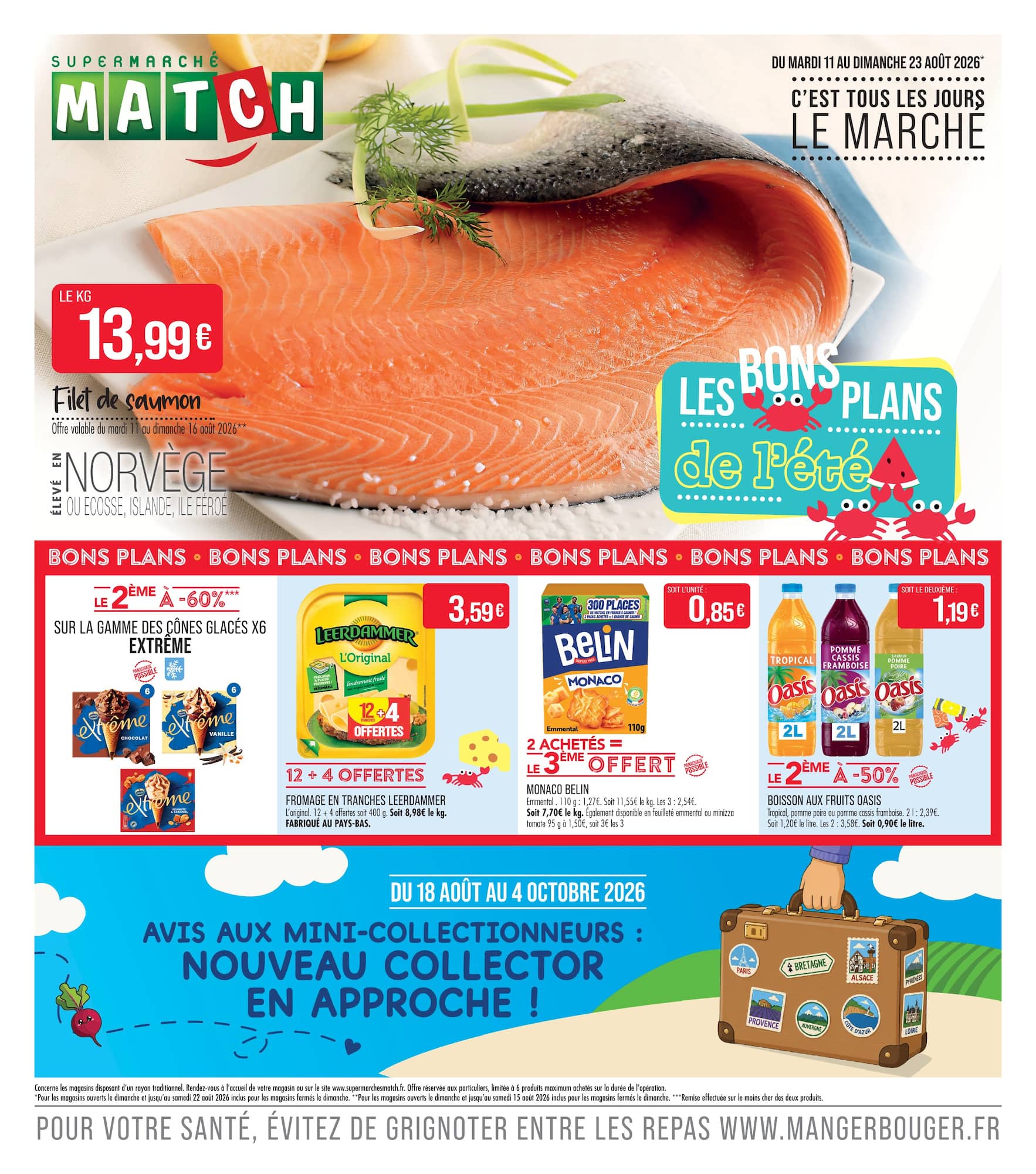 match - Current Match - C'est Tous Les Jours Le Marché leaflet valid from du mardi 11/08/2026 to du dimanche 23/08/2026 - page: 1