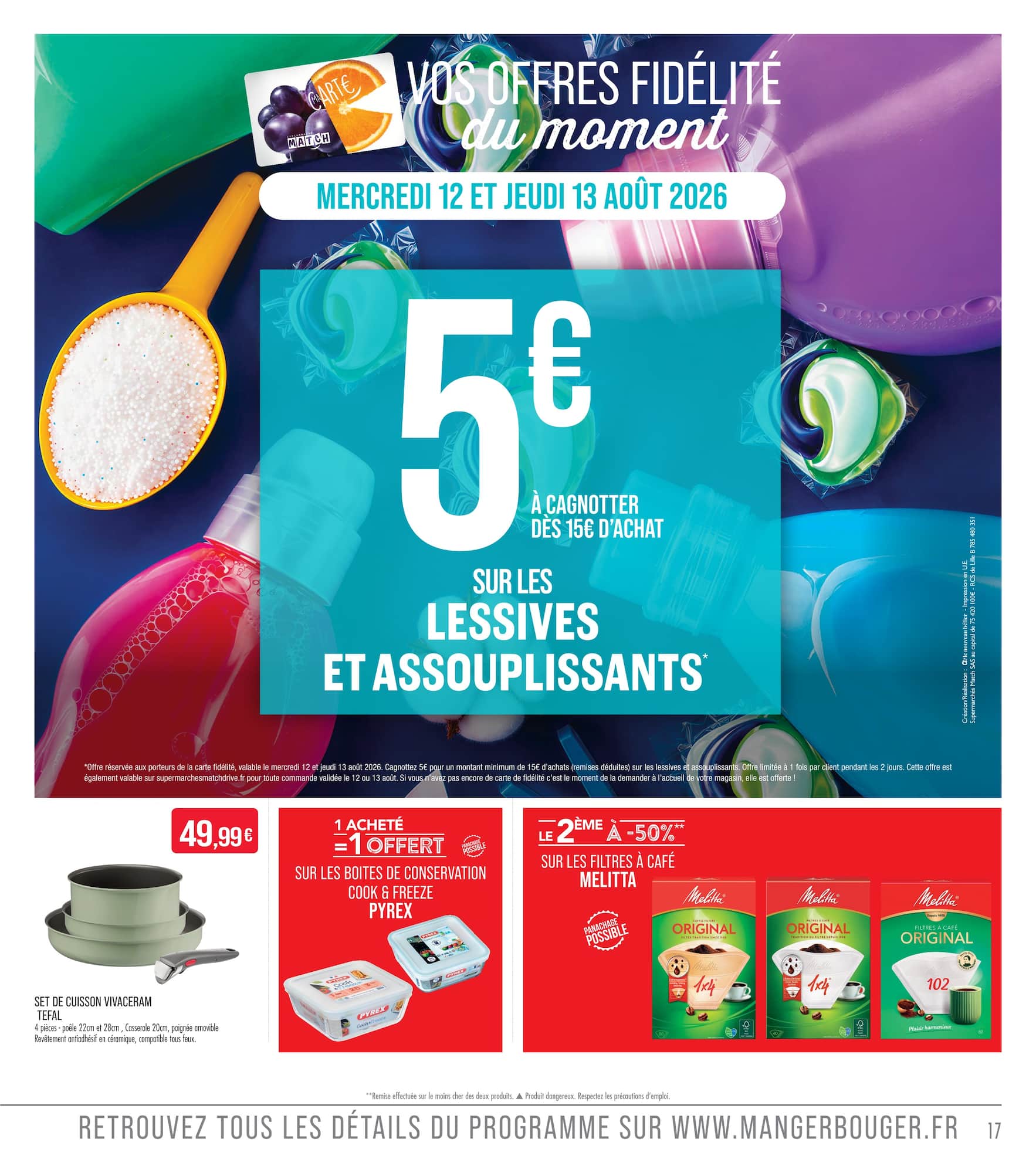 match - Current Match - C'est Tous Les Jours Le Marché leaflet valid from du mardi 11/08/2026 to du dimanche 23/08/2026 - page: 17