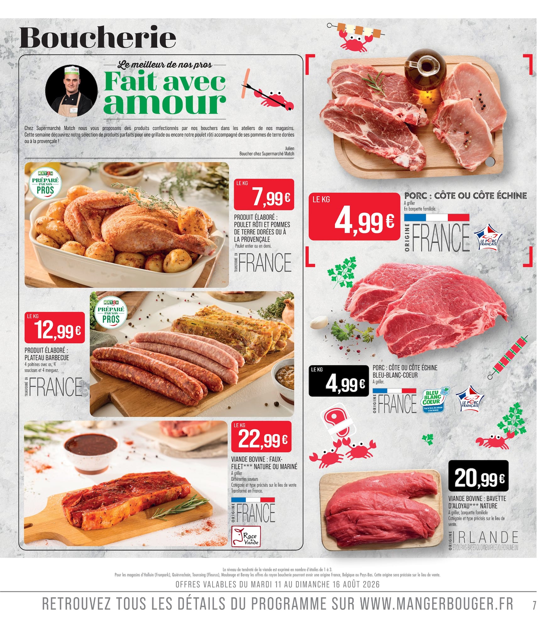 match - Current Match - C'est Tous Les Jours Le Marché leaflet valid from du mardi 11/08/2026 to du dimanche 23/08/2026 - page: 7