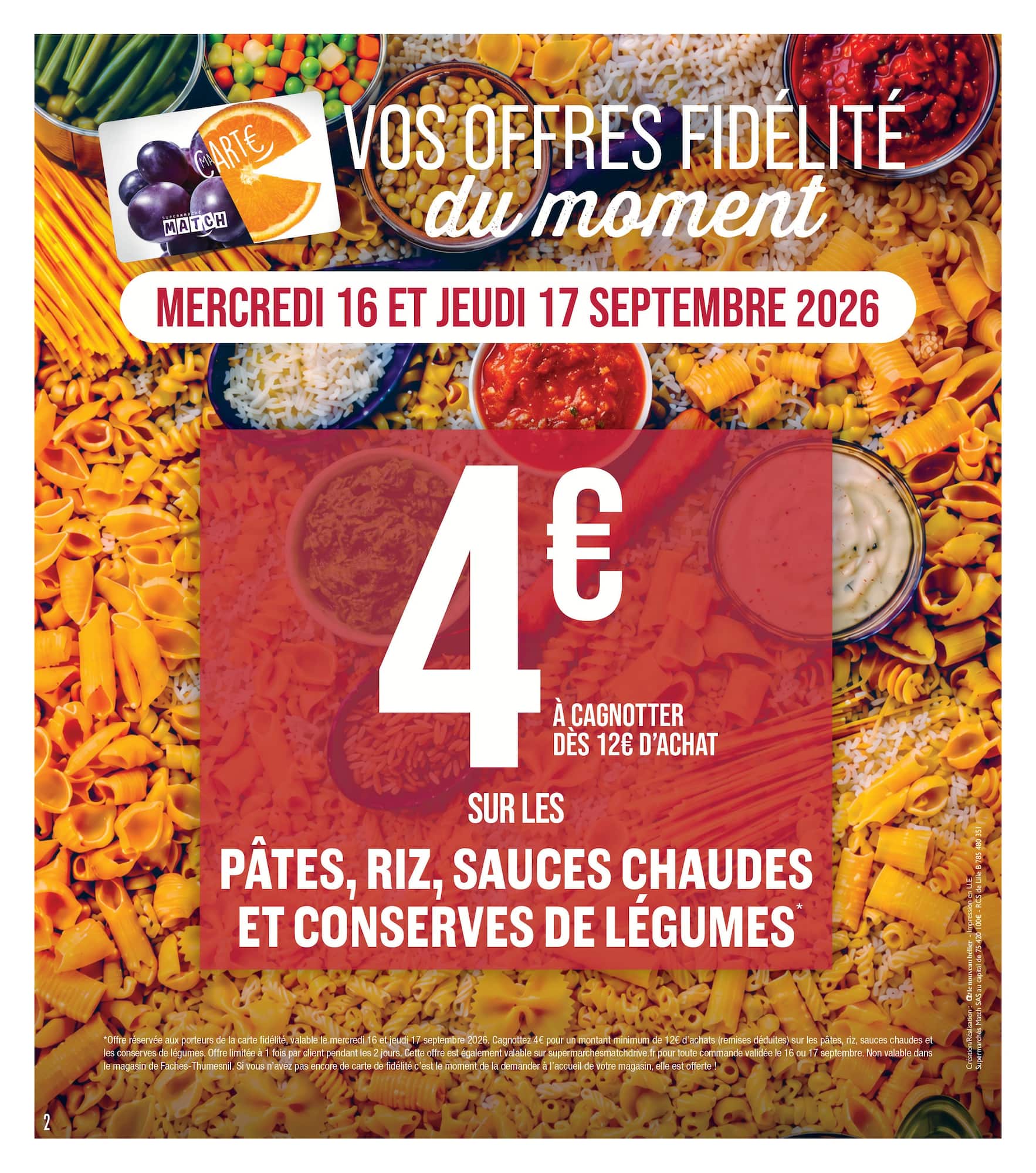 match - Flyer Match pour la semaine prochaine du du mardi 15/09/2026 au du dimanche 27/09/2026 - page: 2