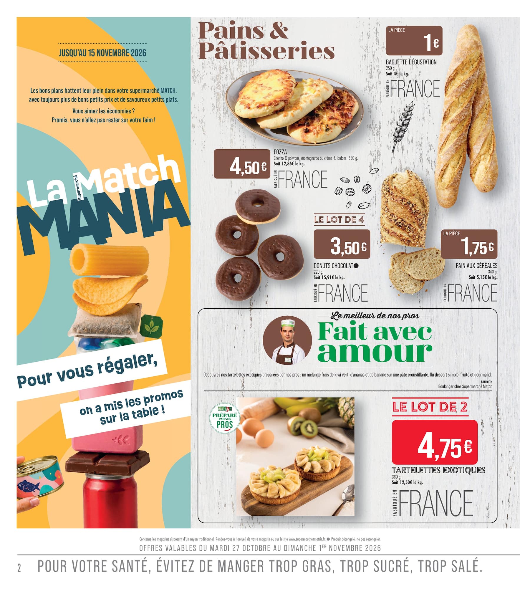 match - Flyer Match - La Match Mania pour la semaine prochaine du du mardi 27/10/2026 au du dimanche 08/11/2026 - page: 2