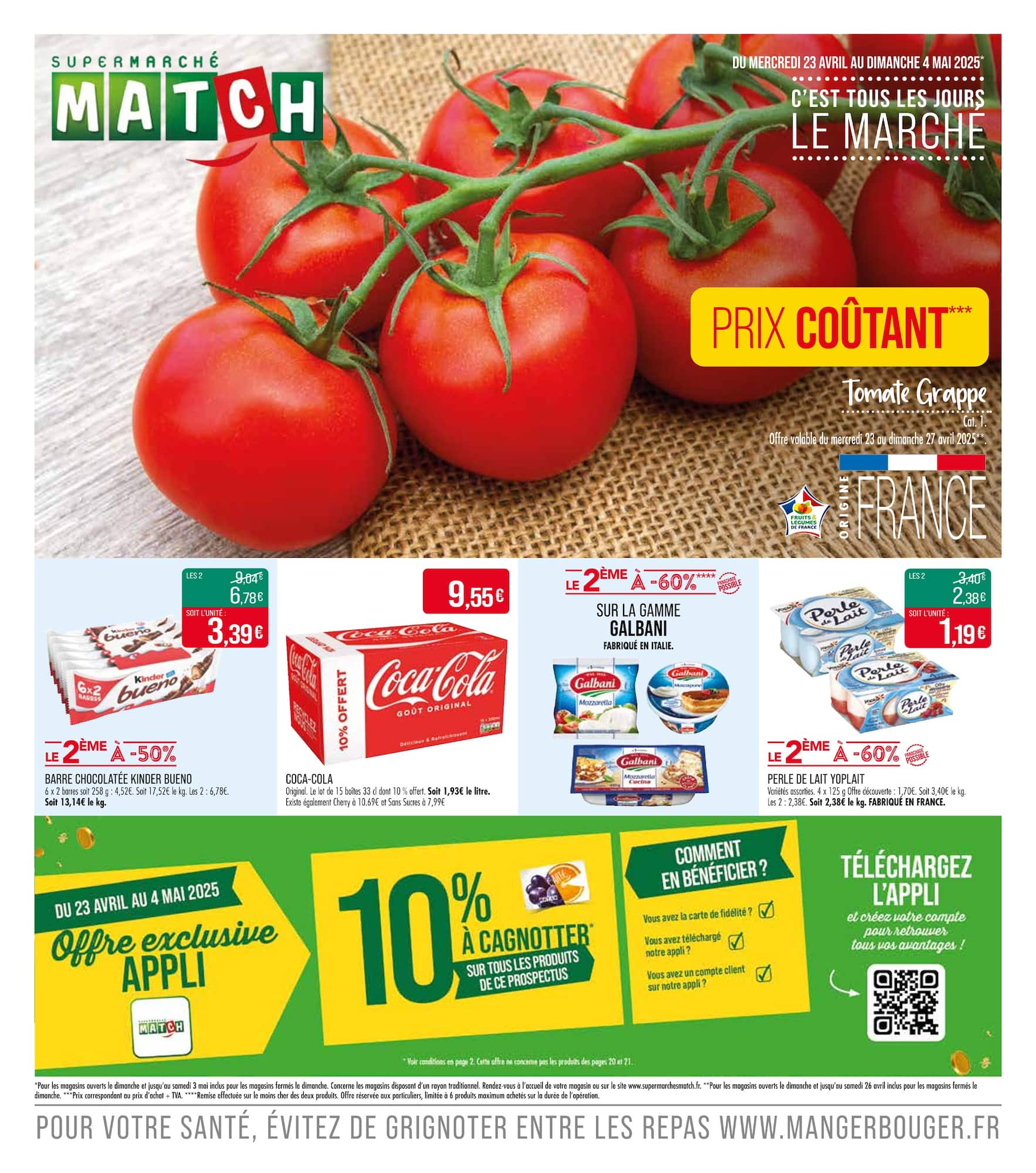match - Catalogue Match valable dès 23/04 - 04/05