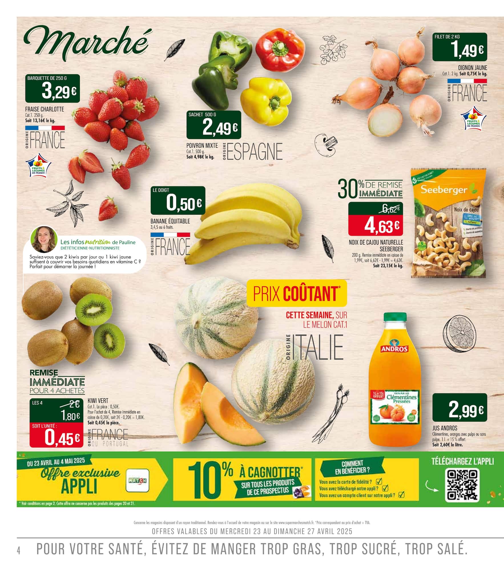 match - Catalogue Match valable dès 23/04 - 04/05 - page: 4